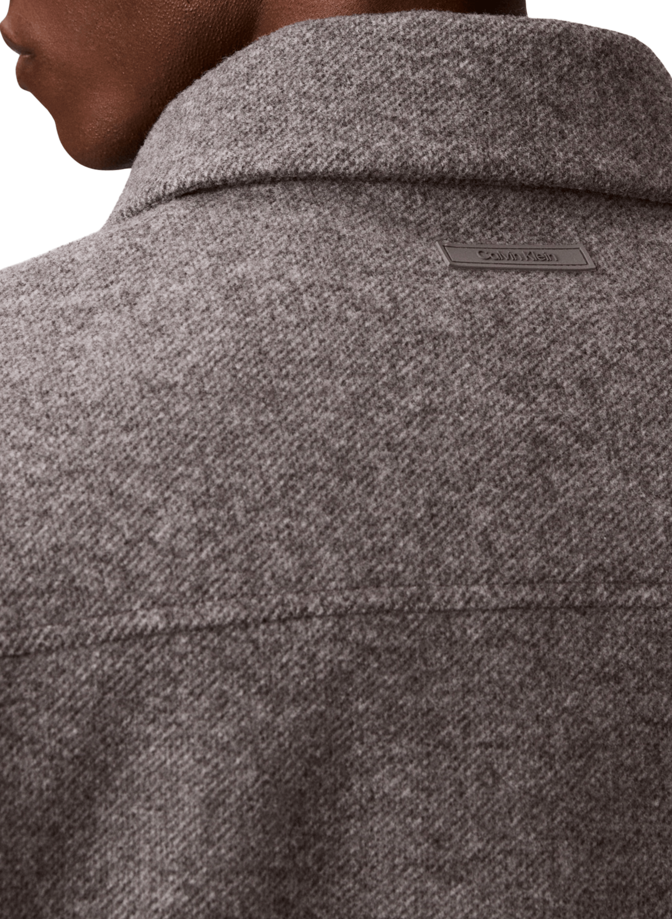 Blouson droit uni CALVIN KLEIN Gris