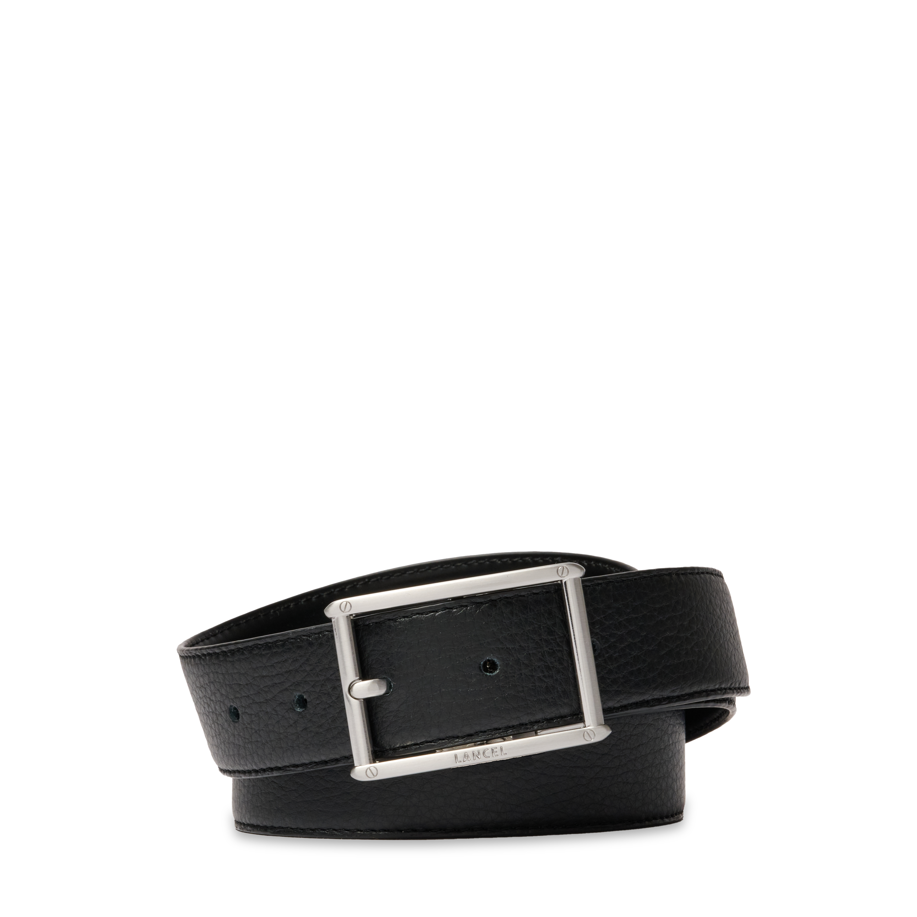 Ceinture 35mm edouard de lancel en cuir LANCEL Noir