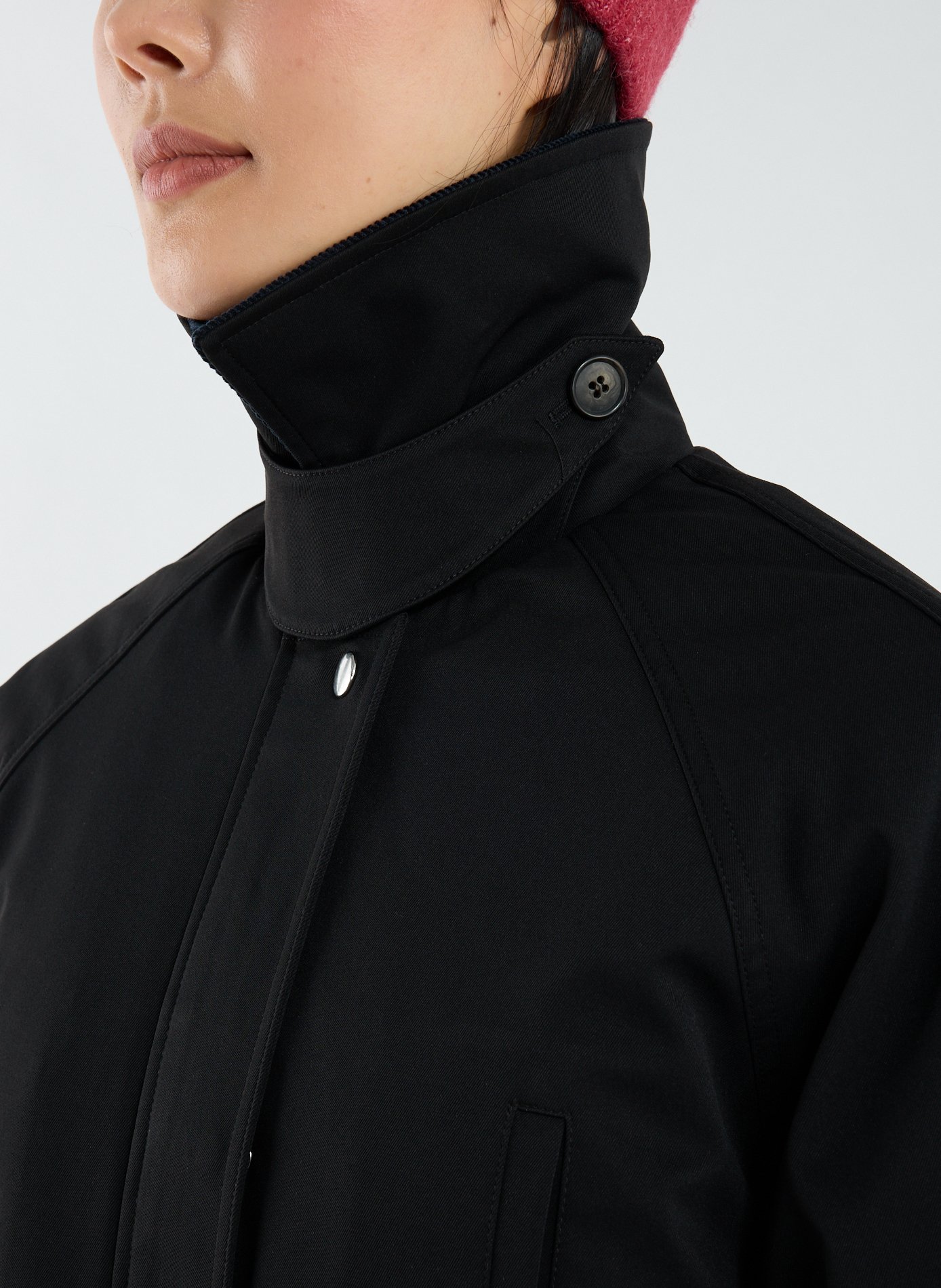 Veste col classique en coton mélangé OOF WEAR Noir