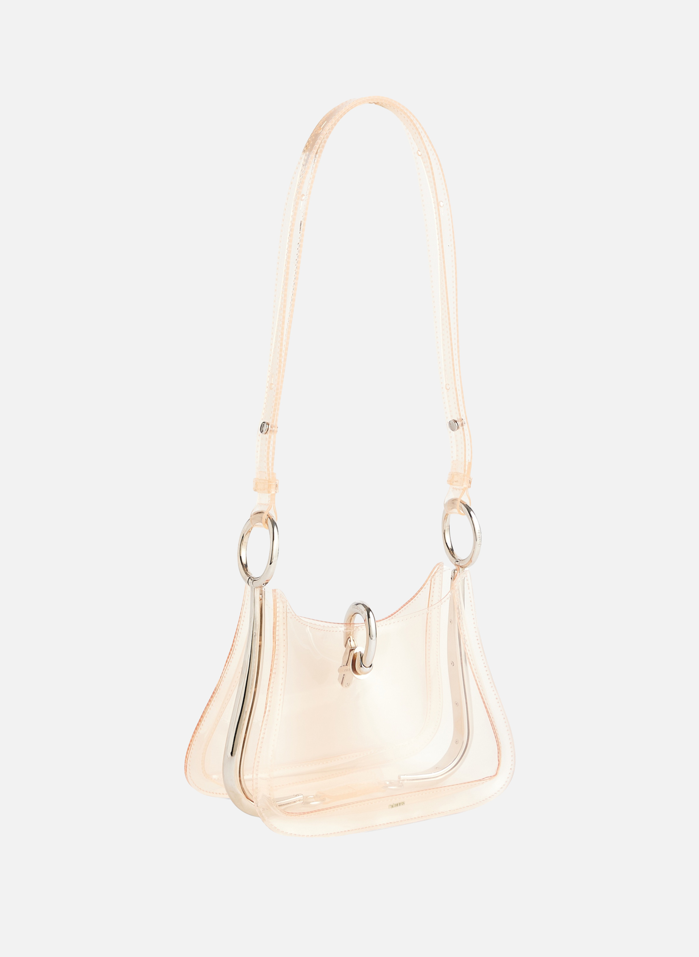 Sac ring transparent RABANNE Rose