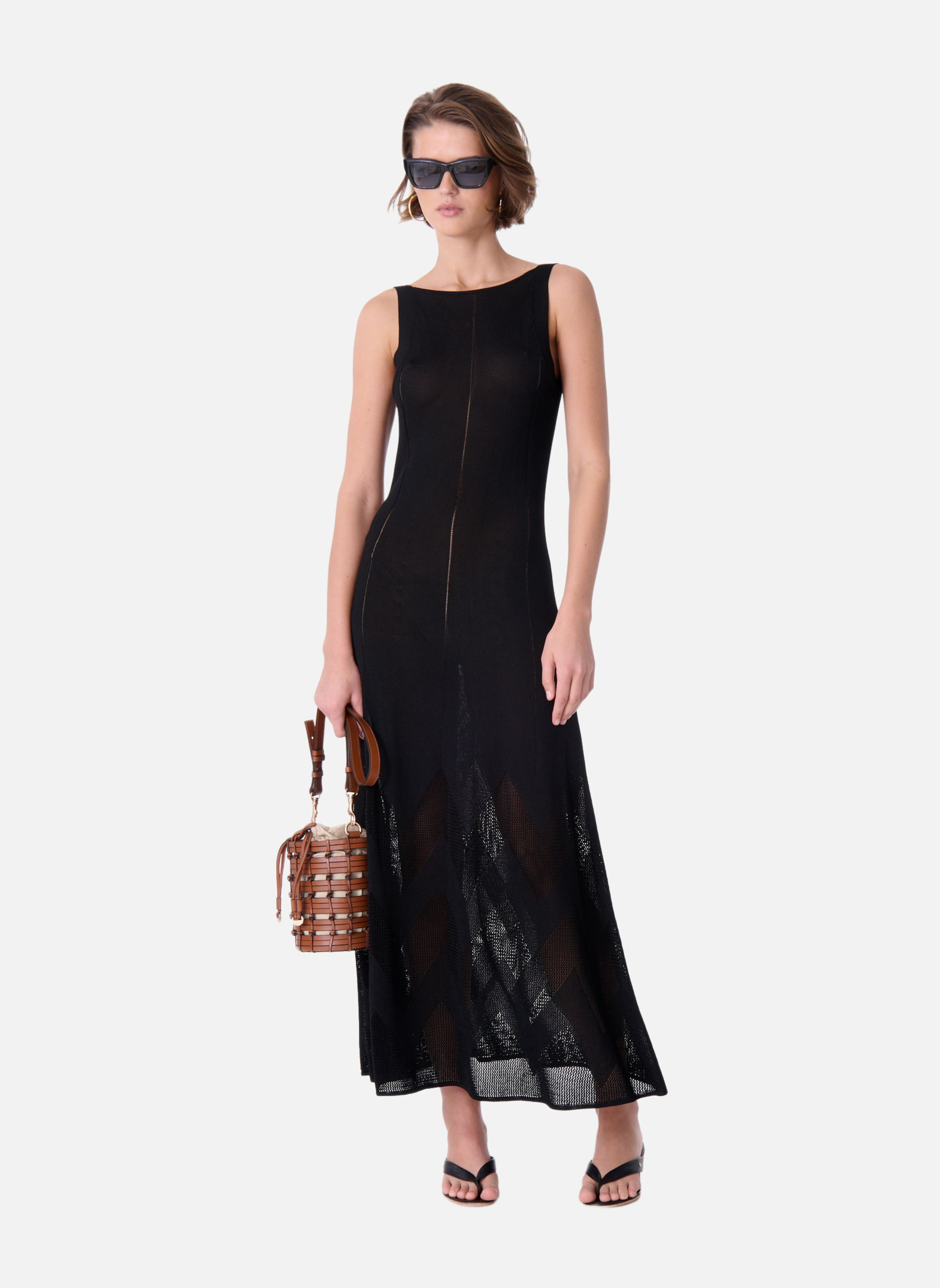 Robe Longue Emeraude VANESSA BRUNO Noir