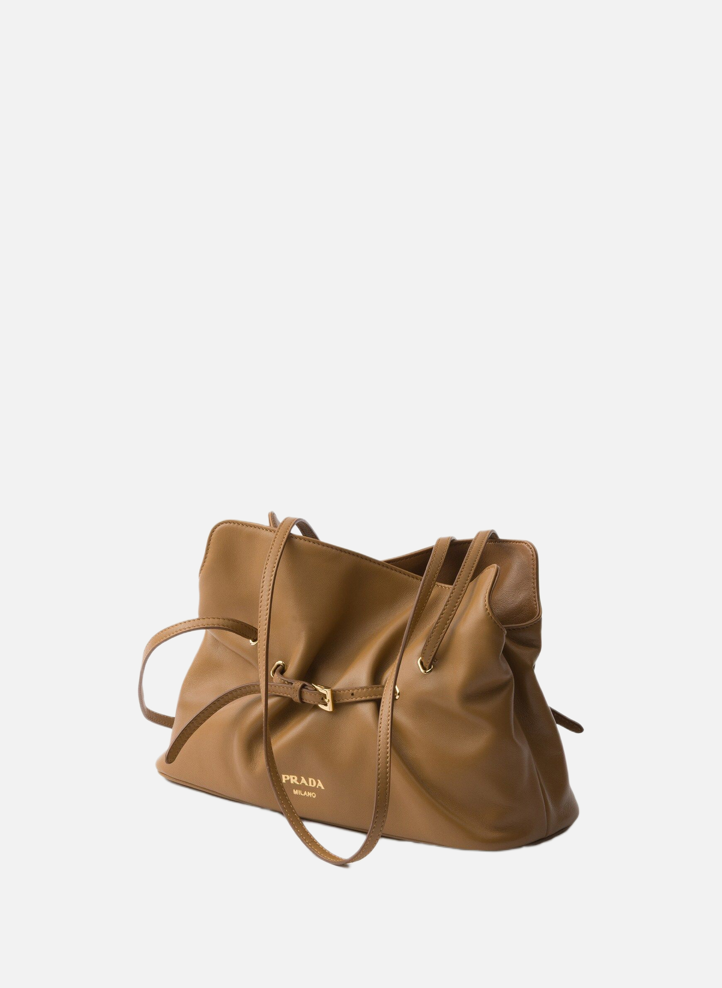 Petit sac prada dada en cuir nappa PRADA Marron