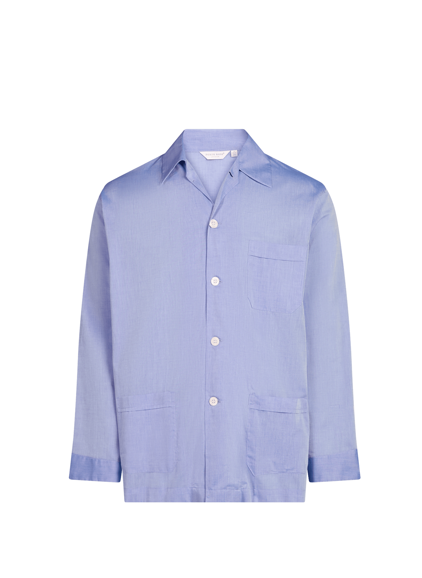Set of long cotton pajamas DEREK ROSE Blue