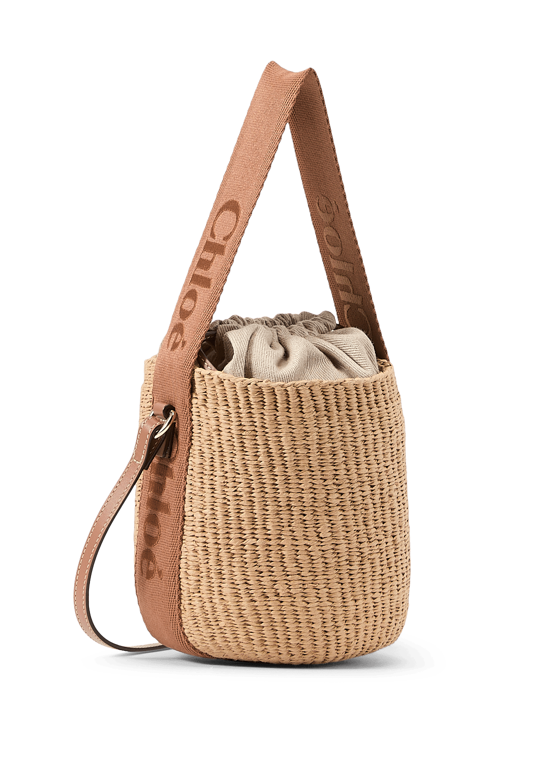 Petit panier Woody en cuir CHLOÉ Marron