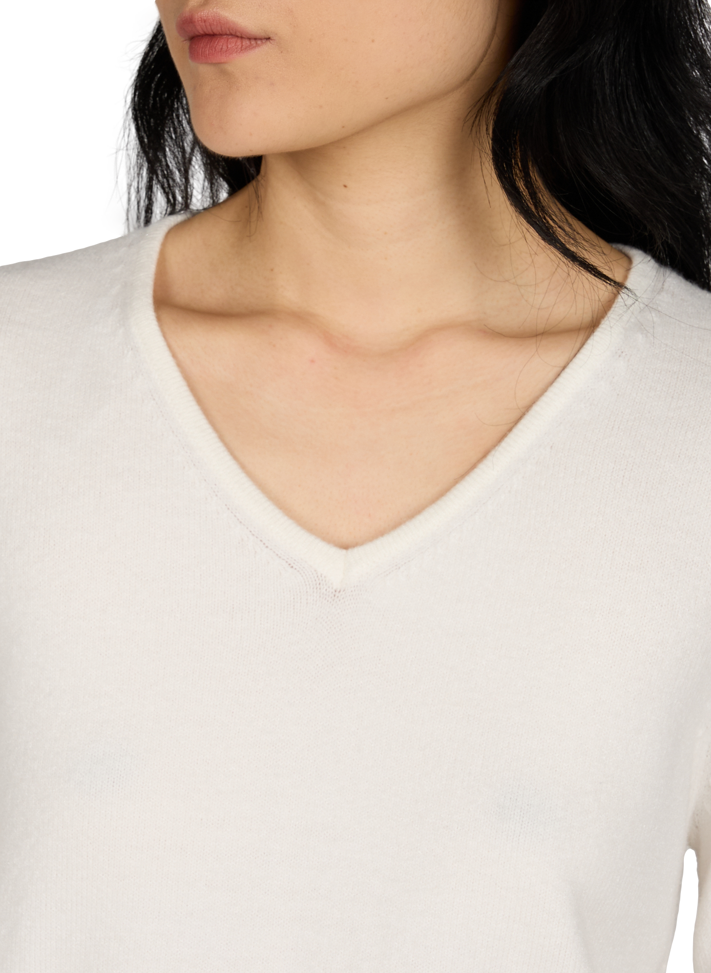 V-neck jumper VILA White