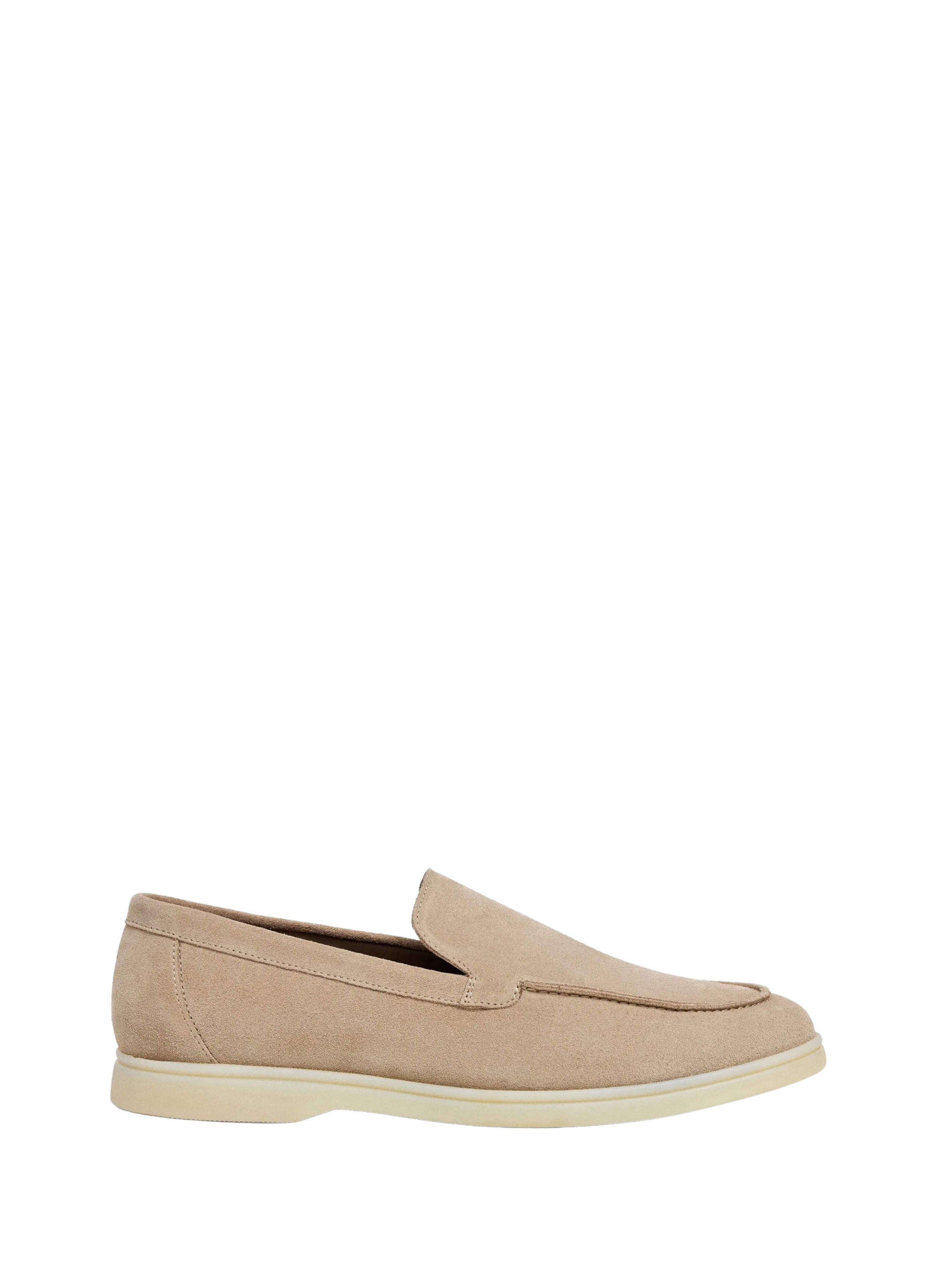 Mocassins en cuir daim HACKETT Beige