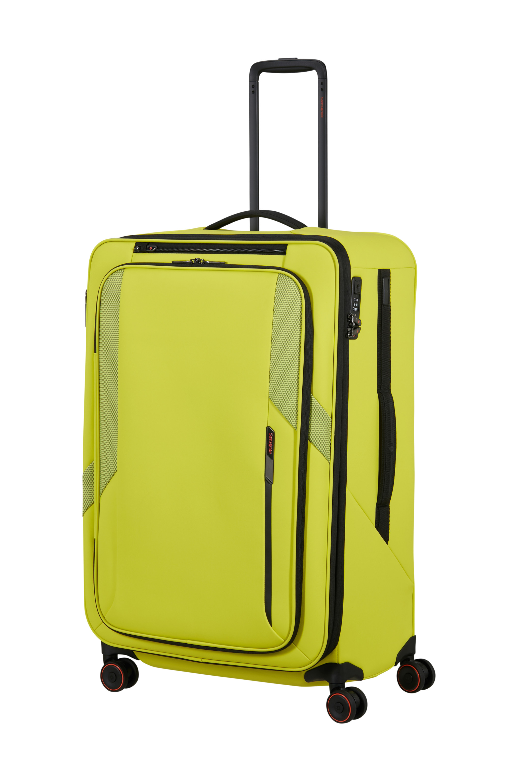 Glazed valise 4 roues taille l SAMSONITE Jaune