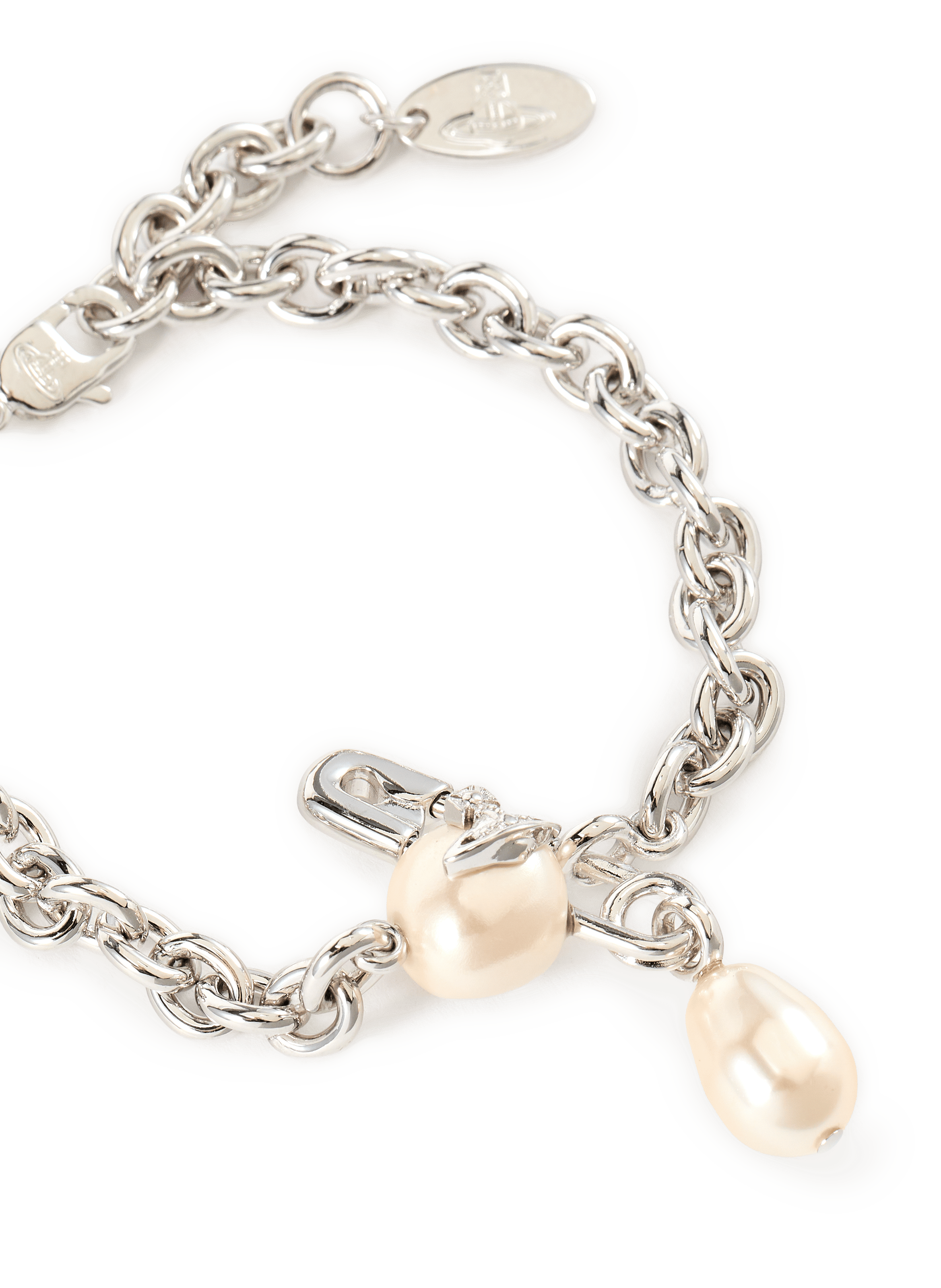 Armband Claude met kralen VIVIENNE WESTWOOD Zilver