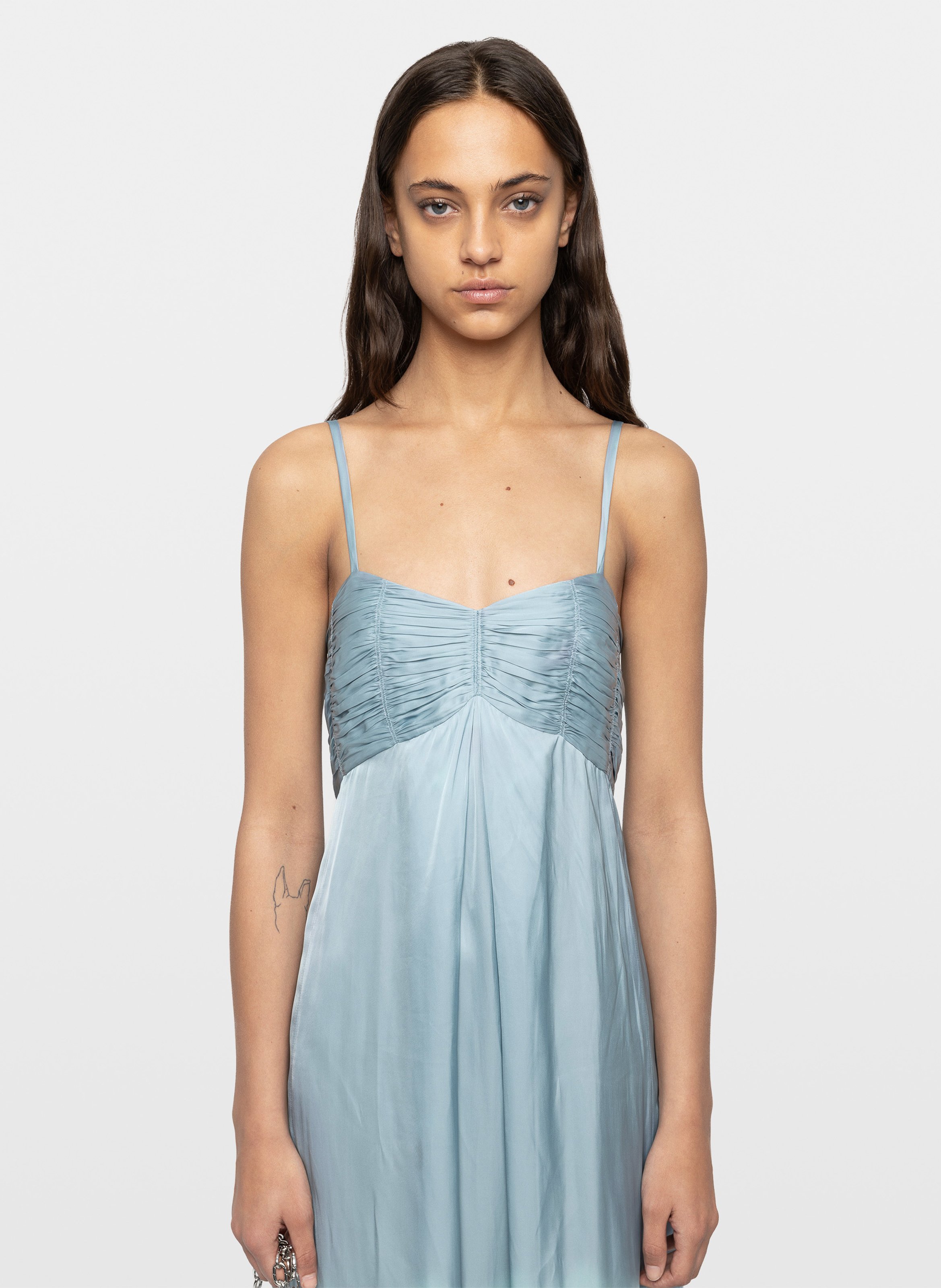 Robe longue ample fluide rippie ZADIG&VOLTAIRE Bleu