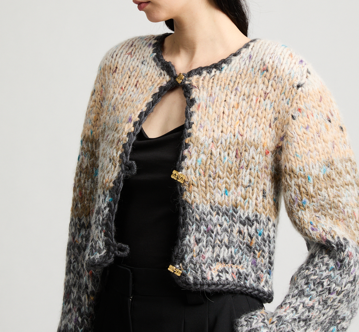 Wool beret AU PRINTEMPS PARIS Black