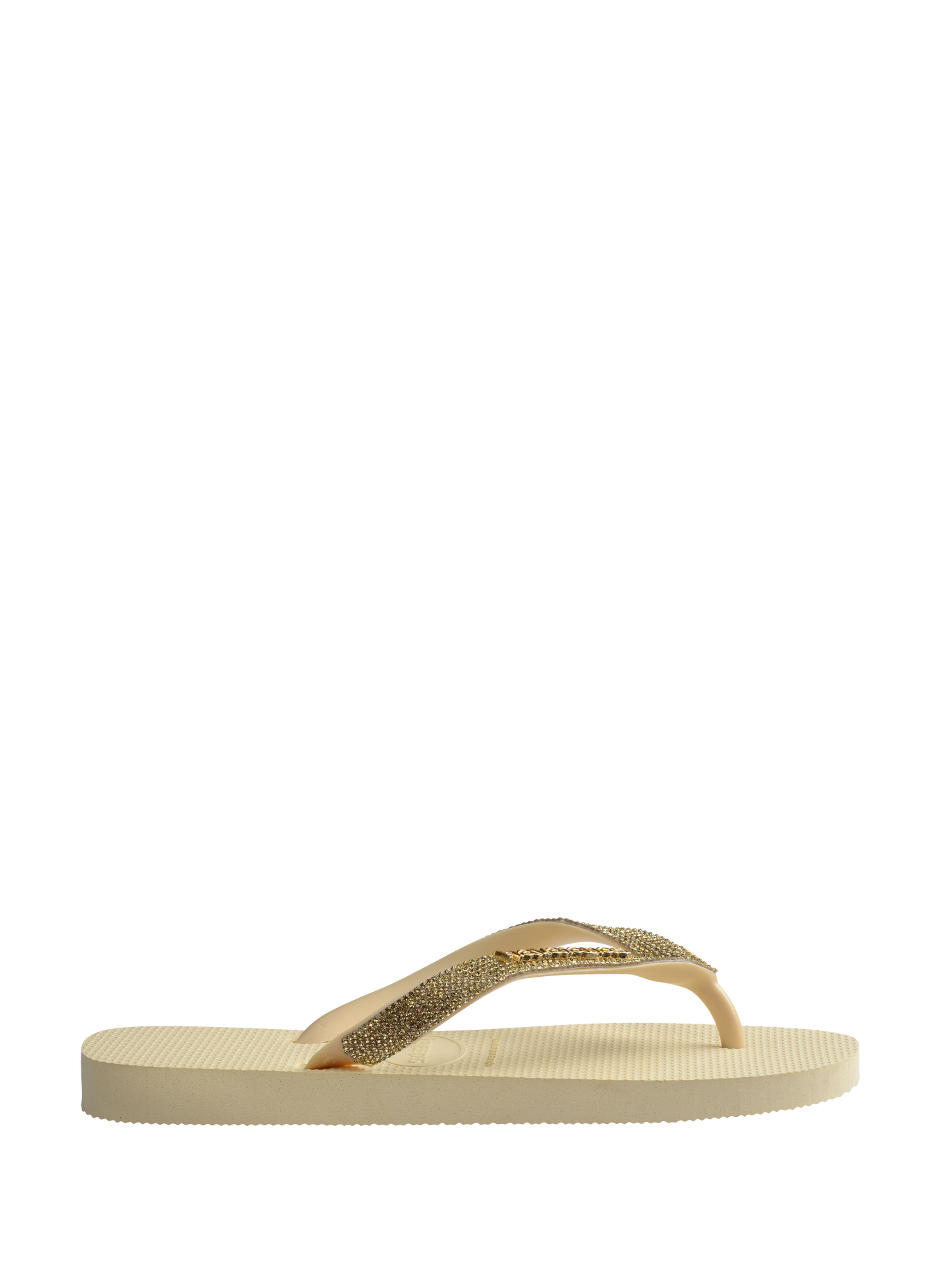 Top Glow Logo Flip-Flops HAVAIANAS Beige