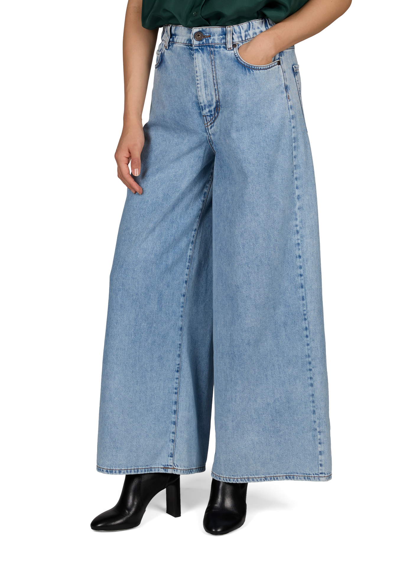 Weite Jeans MAX MARA WEEK END Blau