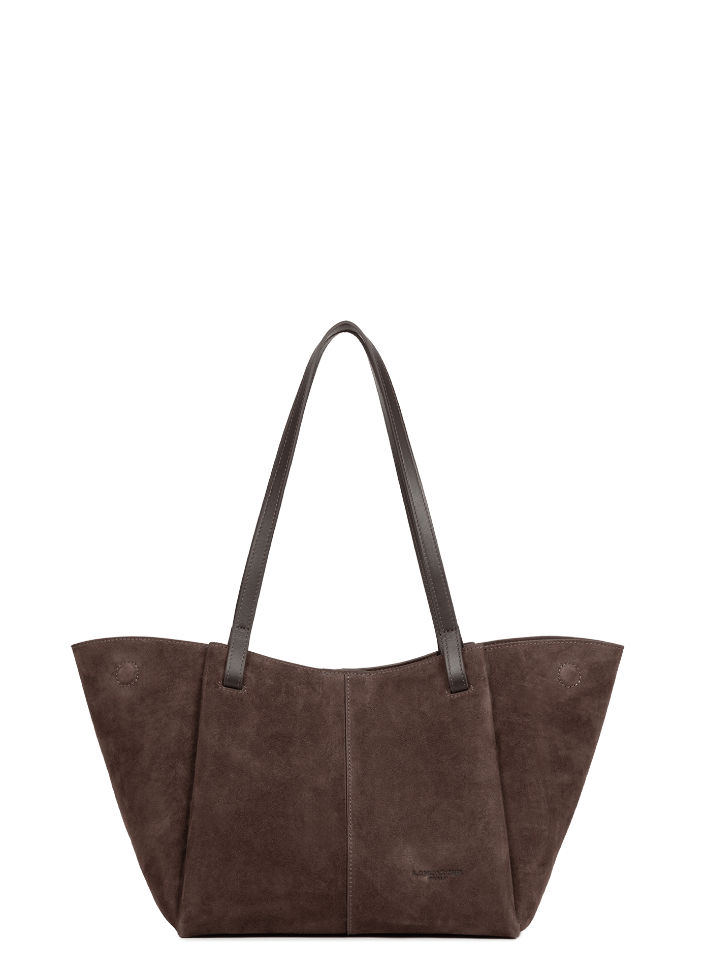 Sac cabas épaule - suède LANCASTER Marron