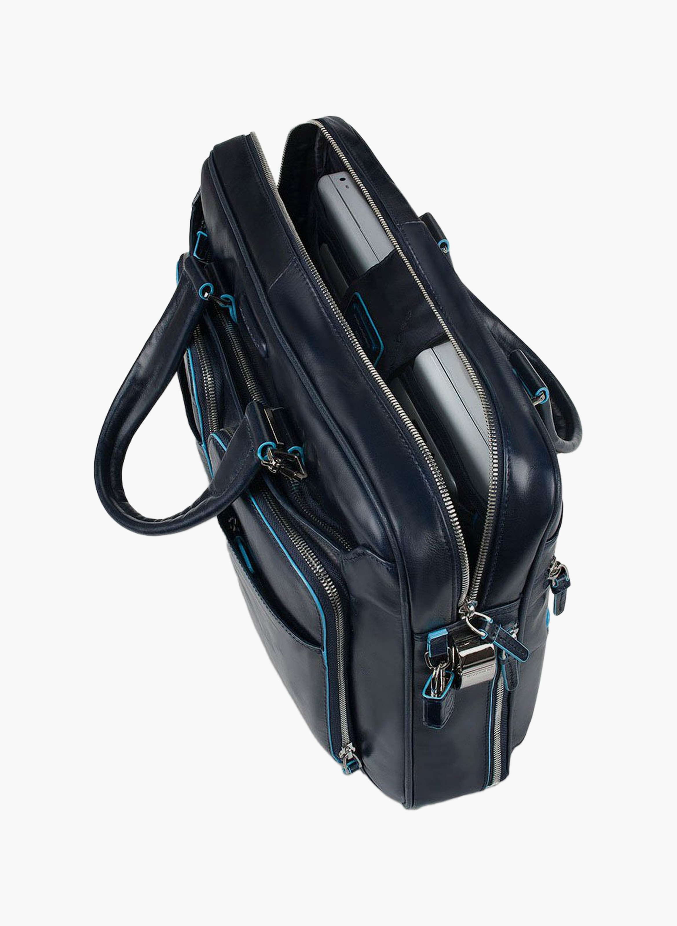 Sac d'ordinateur 15" personnalisable PIQUADRO Marron