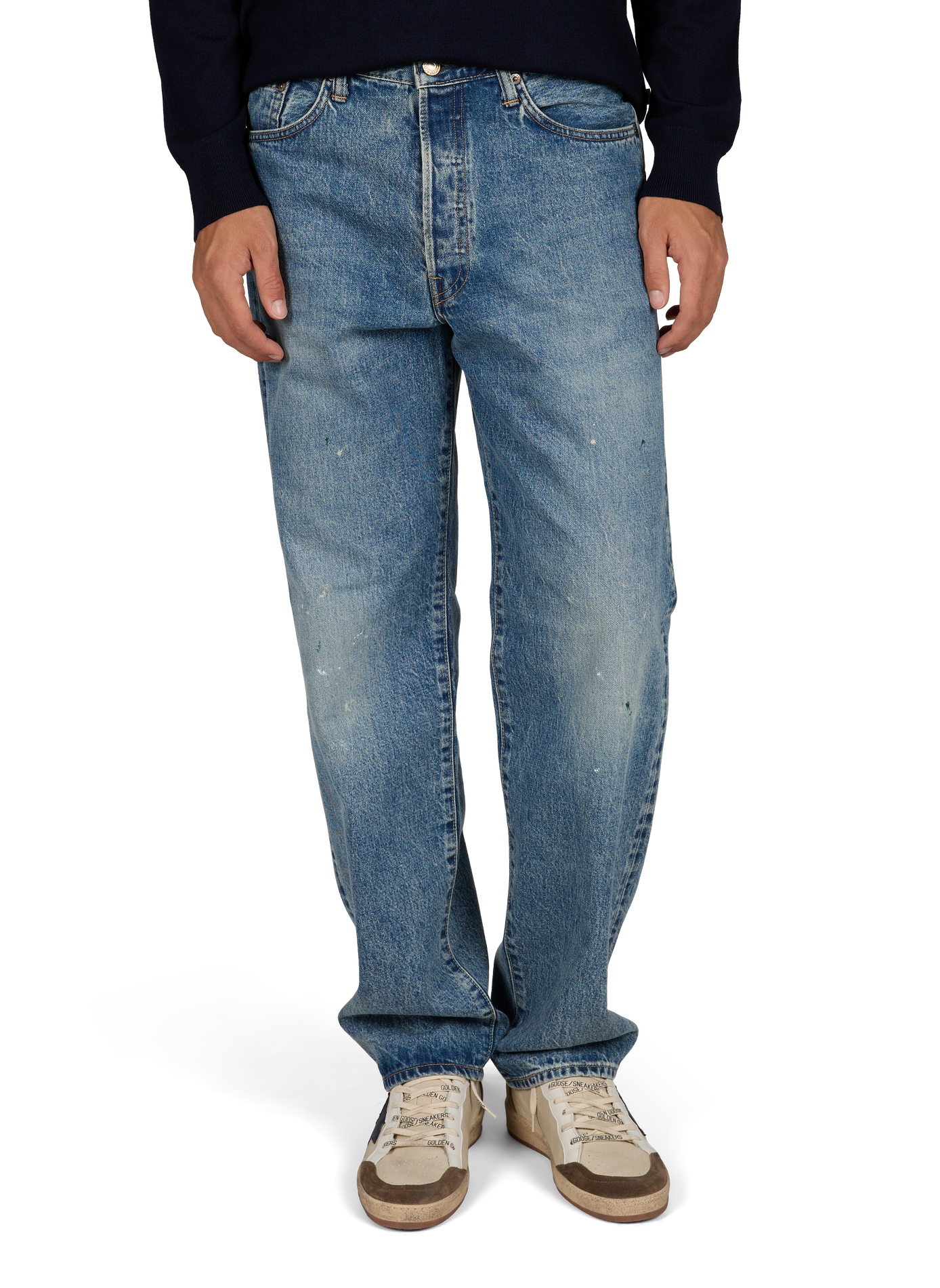Loose fit cotton Jeans EDWIN Blue