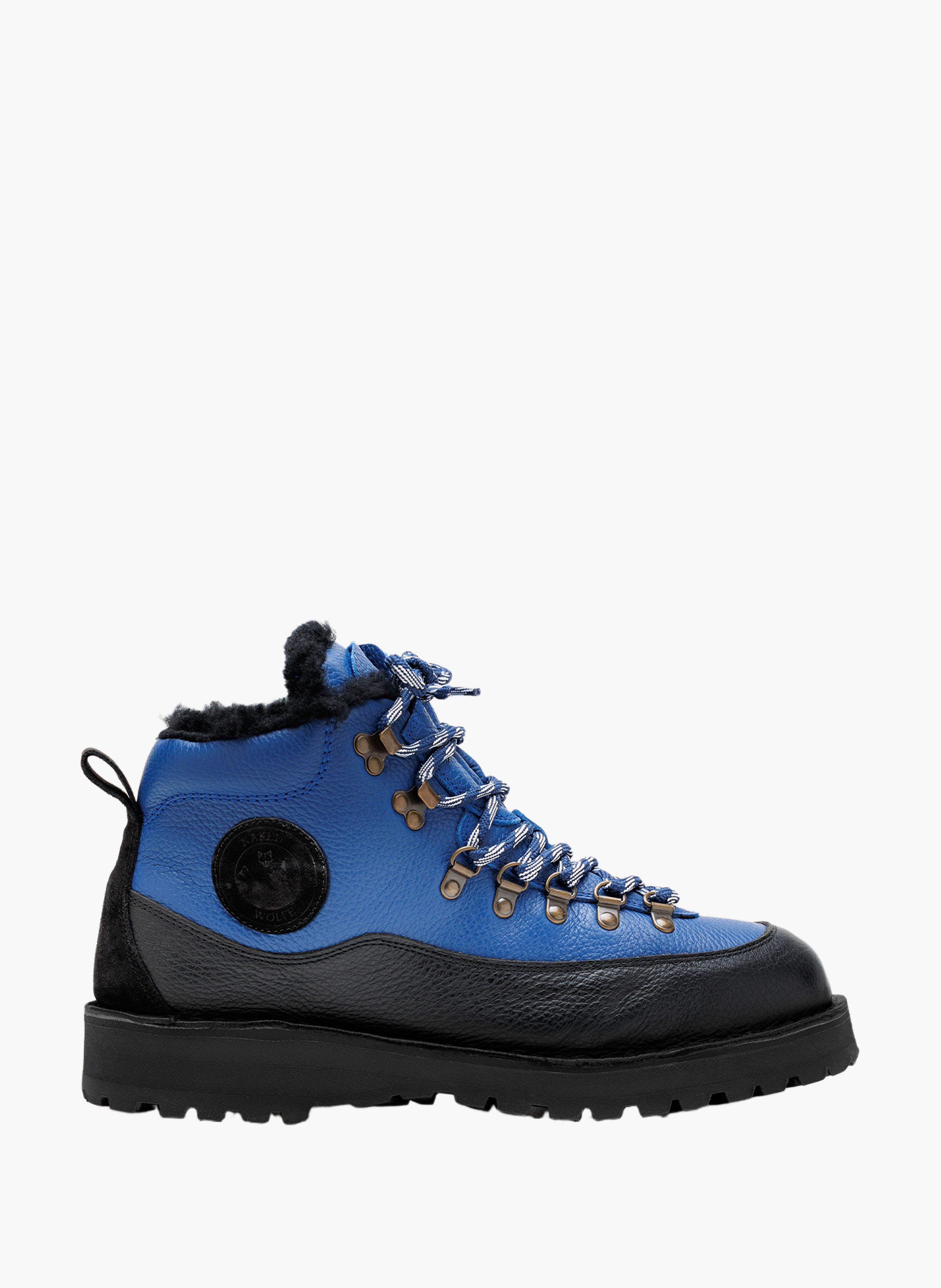 Bottines subzero en cuir NAKED WOLFE Bleu