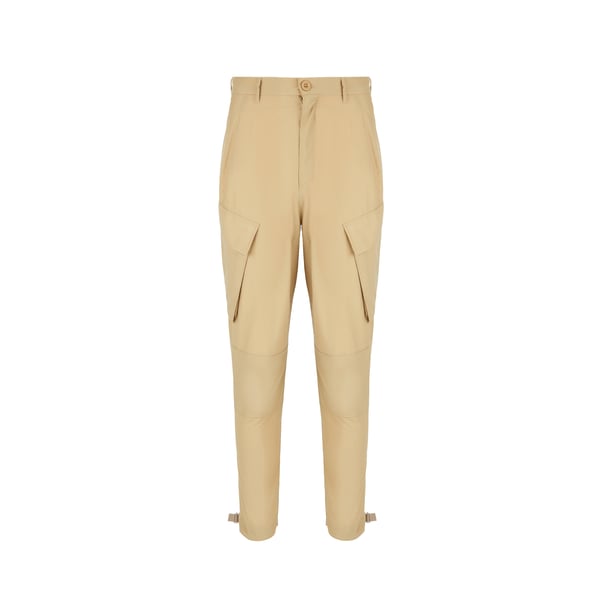 Pantalon cargo en coton mélangé