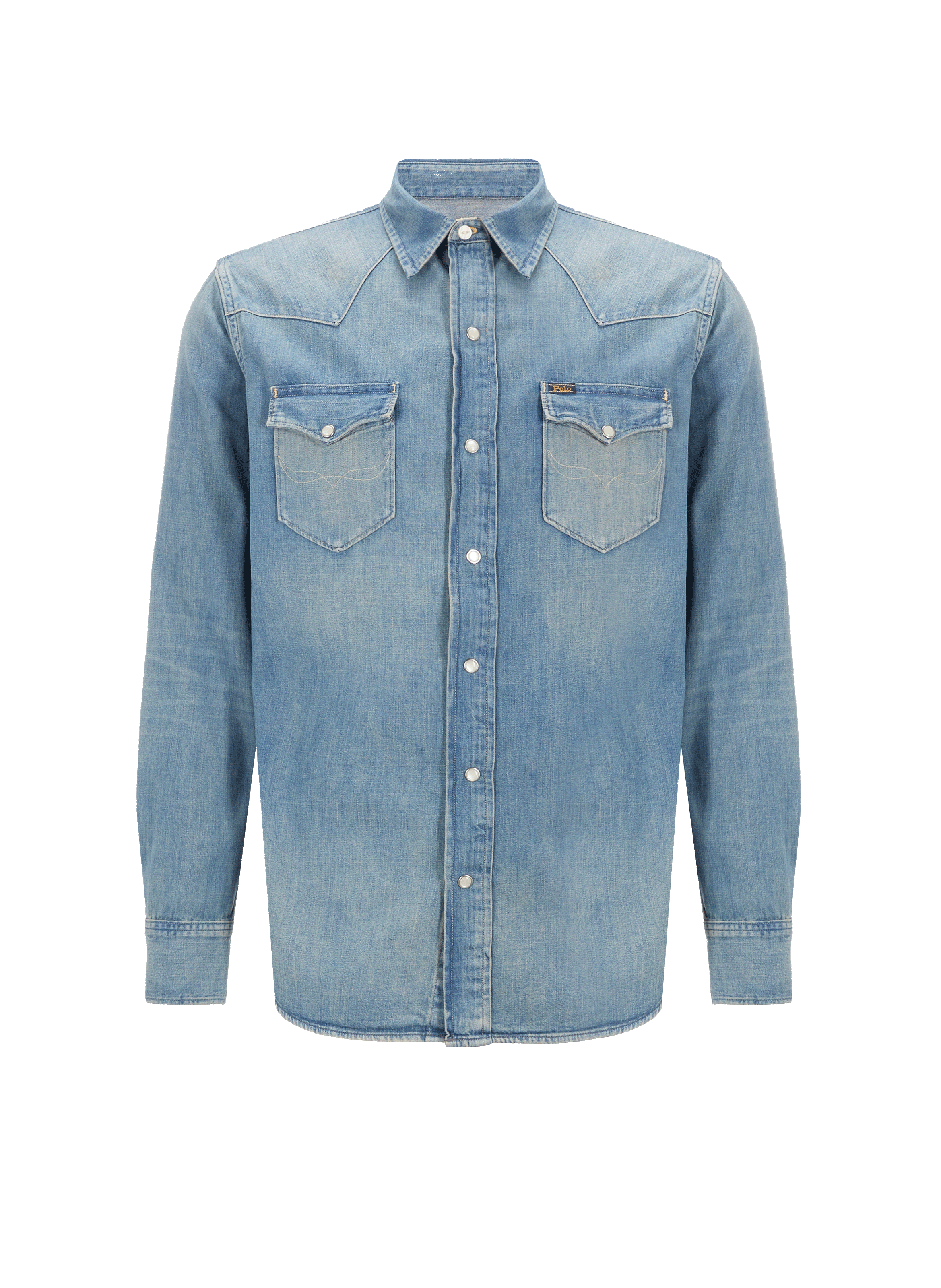 Iconic Western denim shirt POLO RALPH LAUREN Blue