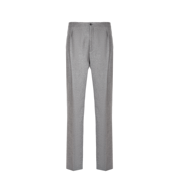Hackett Wool Trousers In Grey