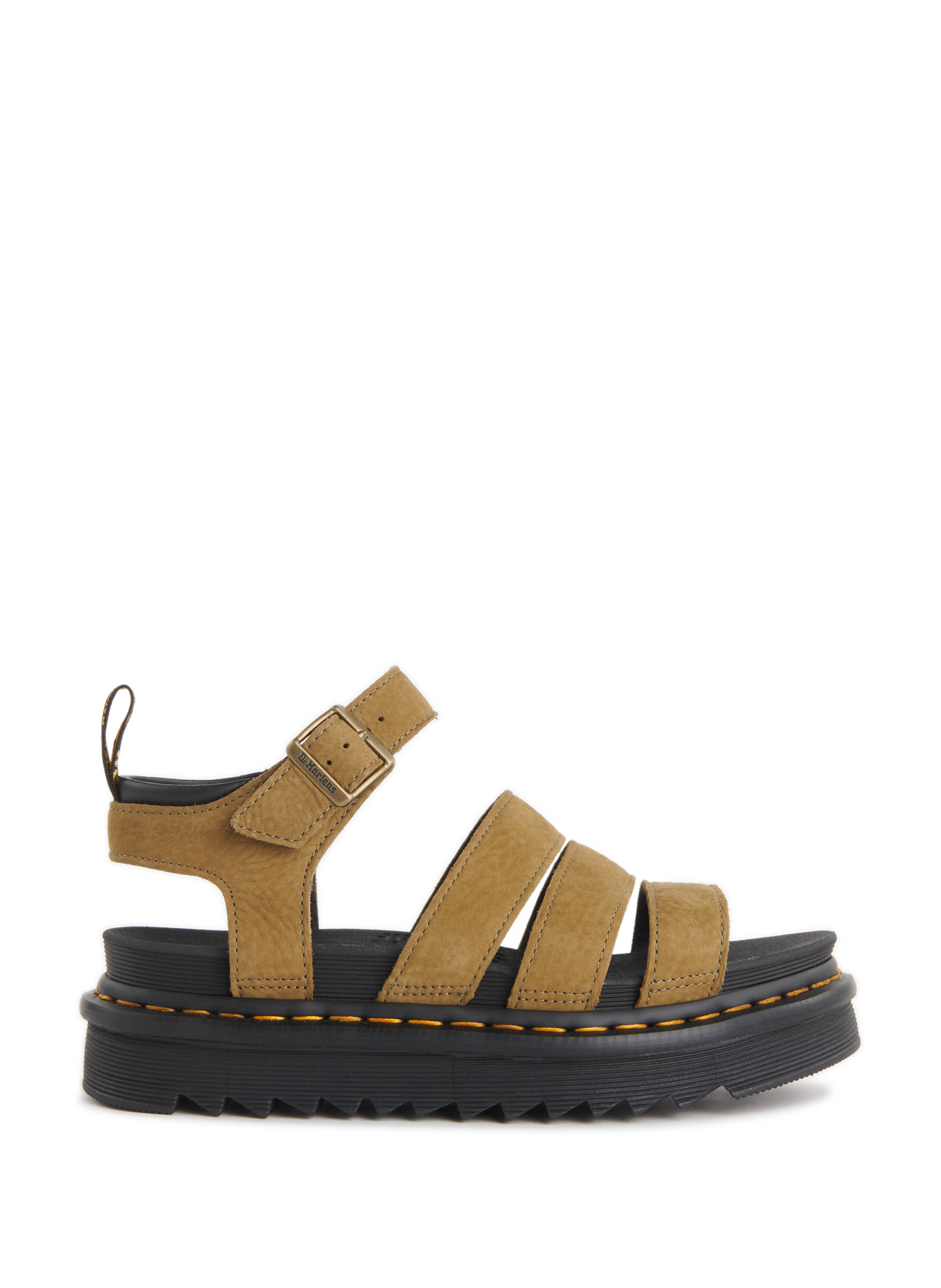 DR. MARTENS Blaire leather sandals  Green