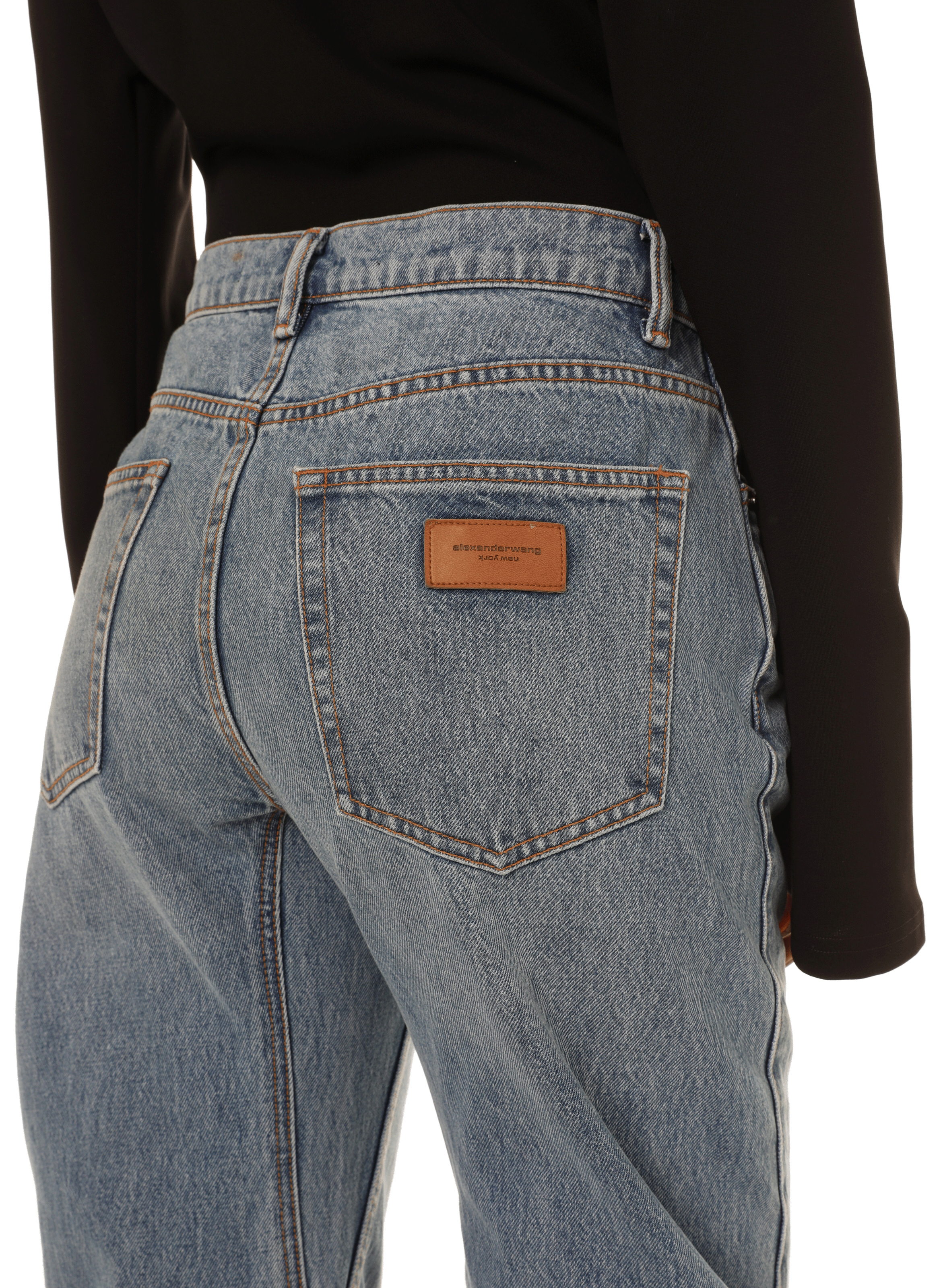 Jean Curved  ALEXANDER WANG Bleu