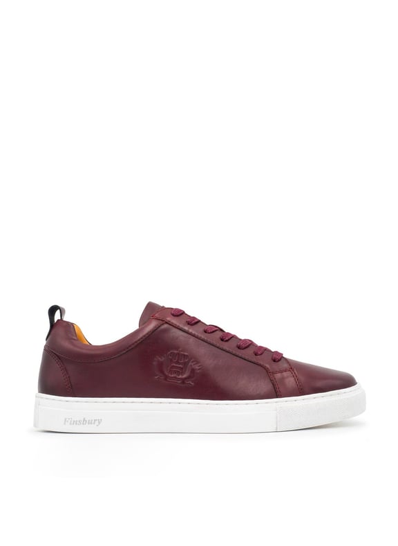 Sneakers cuir jack Rouge by FINSBURY FINSBURY Sneakers cuir jack Rouge