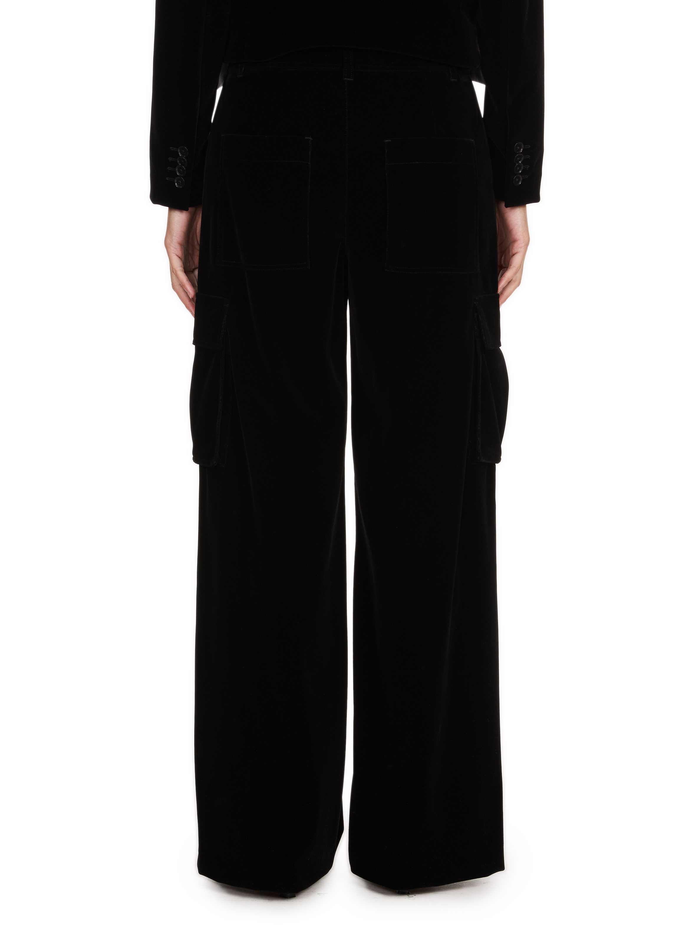 Pantalon cargo Udona en velours  SAISON 1865 Noir