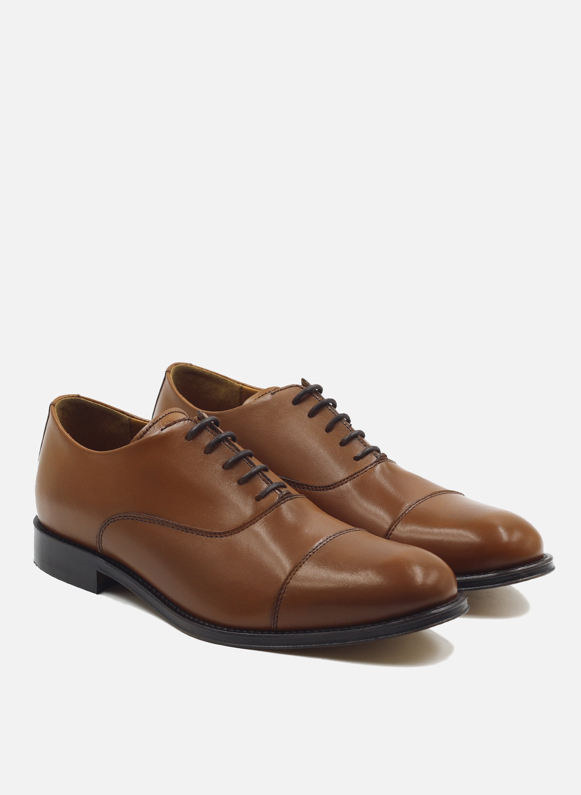 Richelieu oxford cuir JULES & JENN Marron