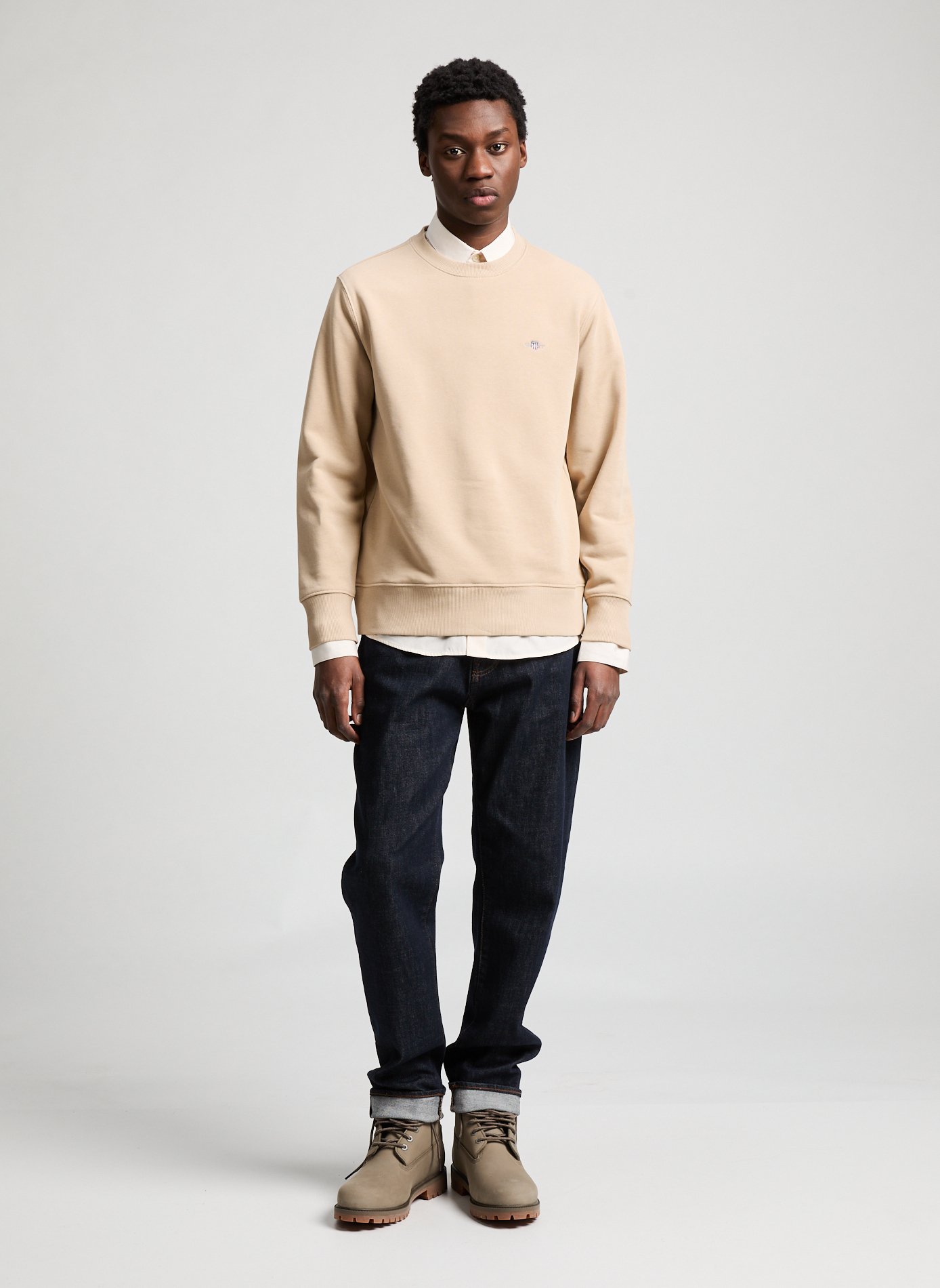 Sweatshirt en coton GANT Beige