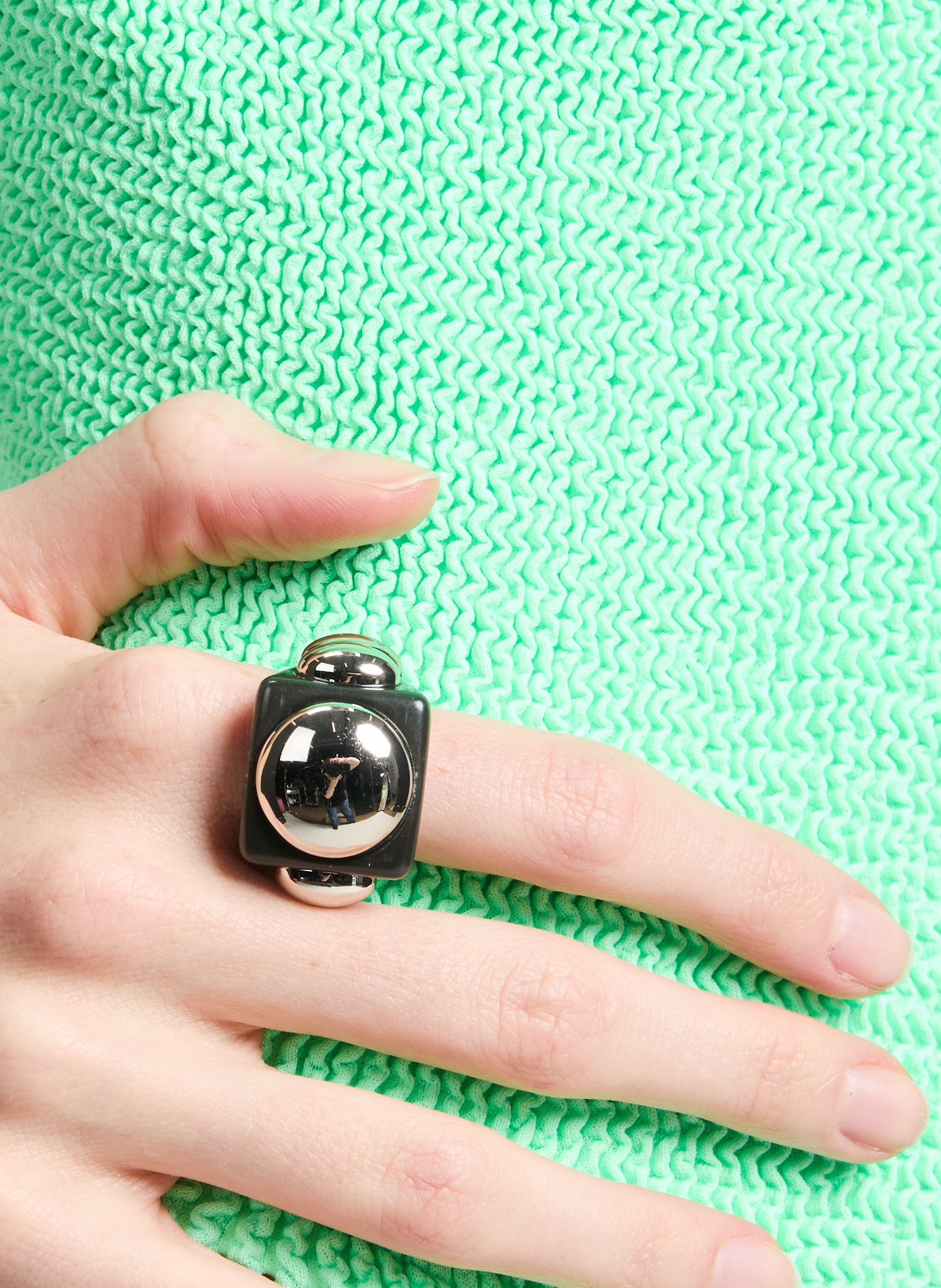 Bague Iconic Pizarra LA MANSO Noir