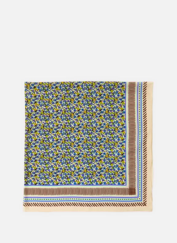 Printed cotton scarf BECKSÖNDERGAARD Printed cotton scarf BECKSÖNDERGAARD