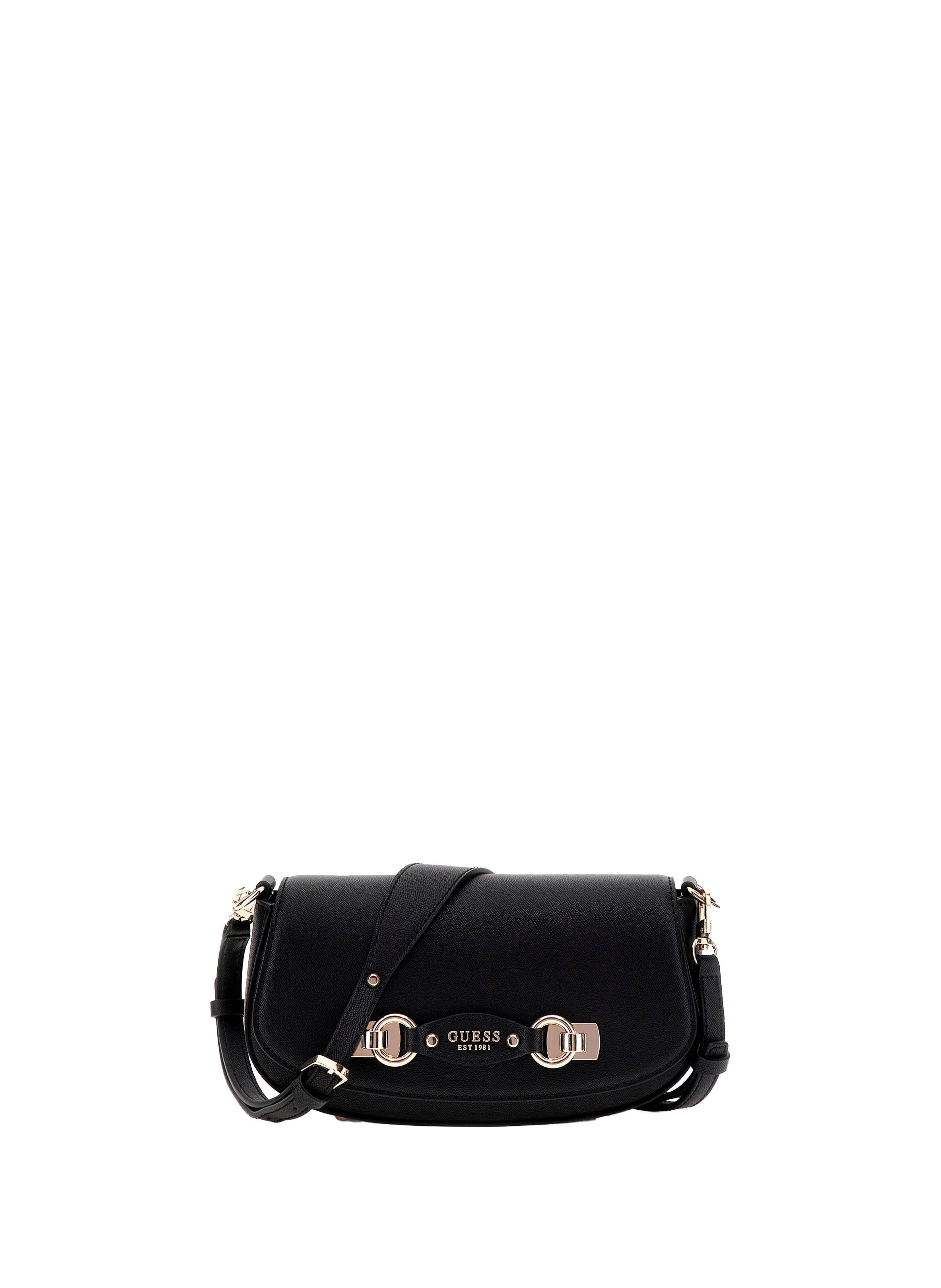 GUESS Sac épaule à bandoulière amovible Black