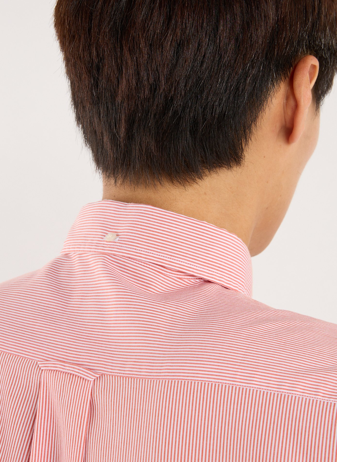 Chemise à rayures en coton GANT Orange