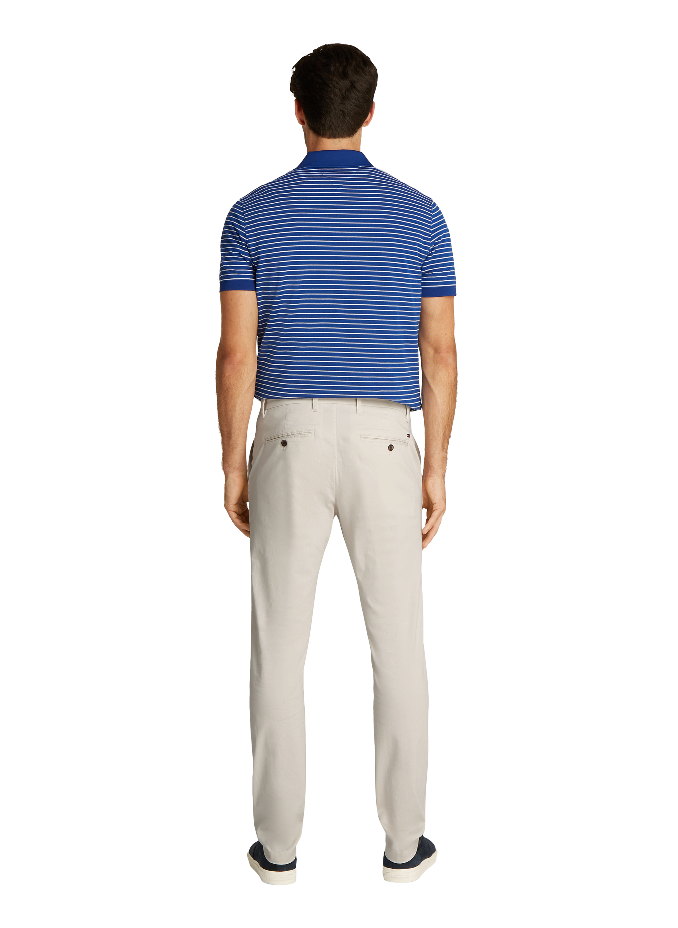 Pantalon slim chino TOMMY HILFIGER Blanc