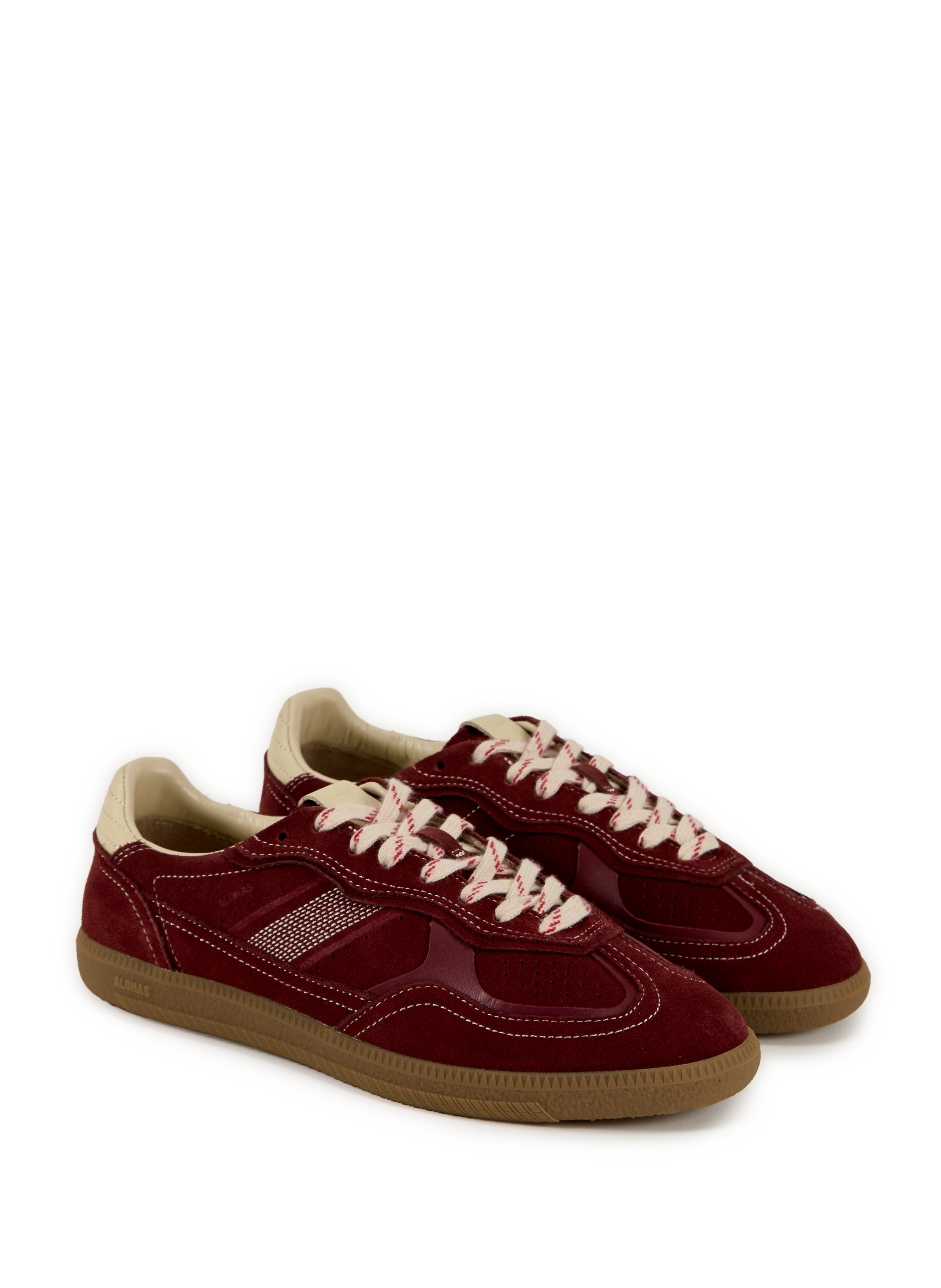 Low-top sneakers Tb.490 in cow leather ALOHAS Red