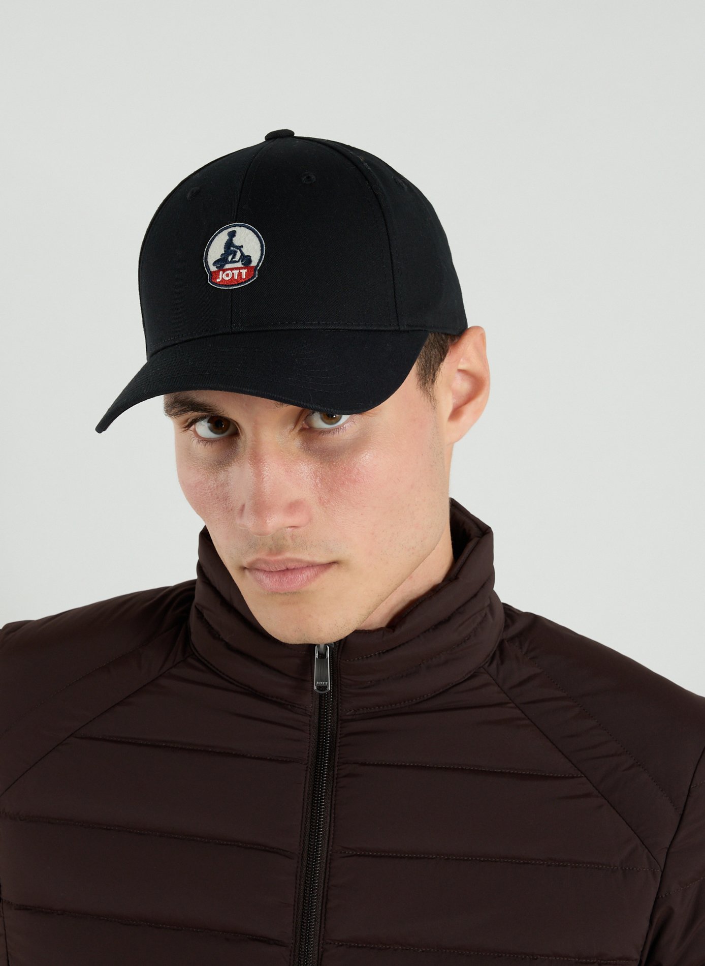 Casquette brodée en coton JOTT Noir