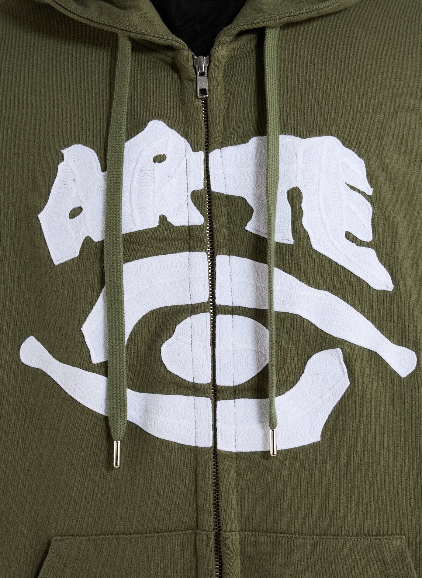 Hoodie à capuche en coton ARTE ANTWERP Kaki