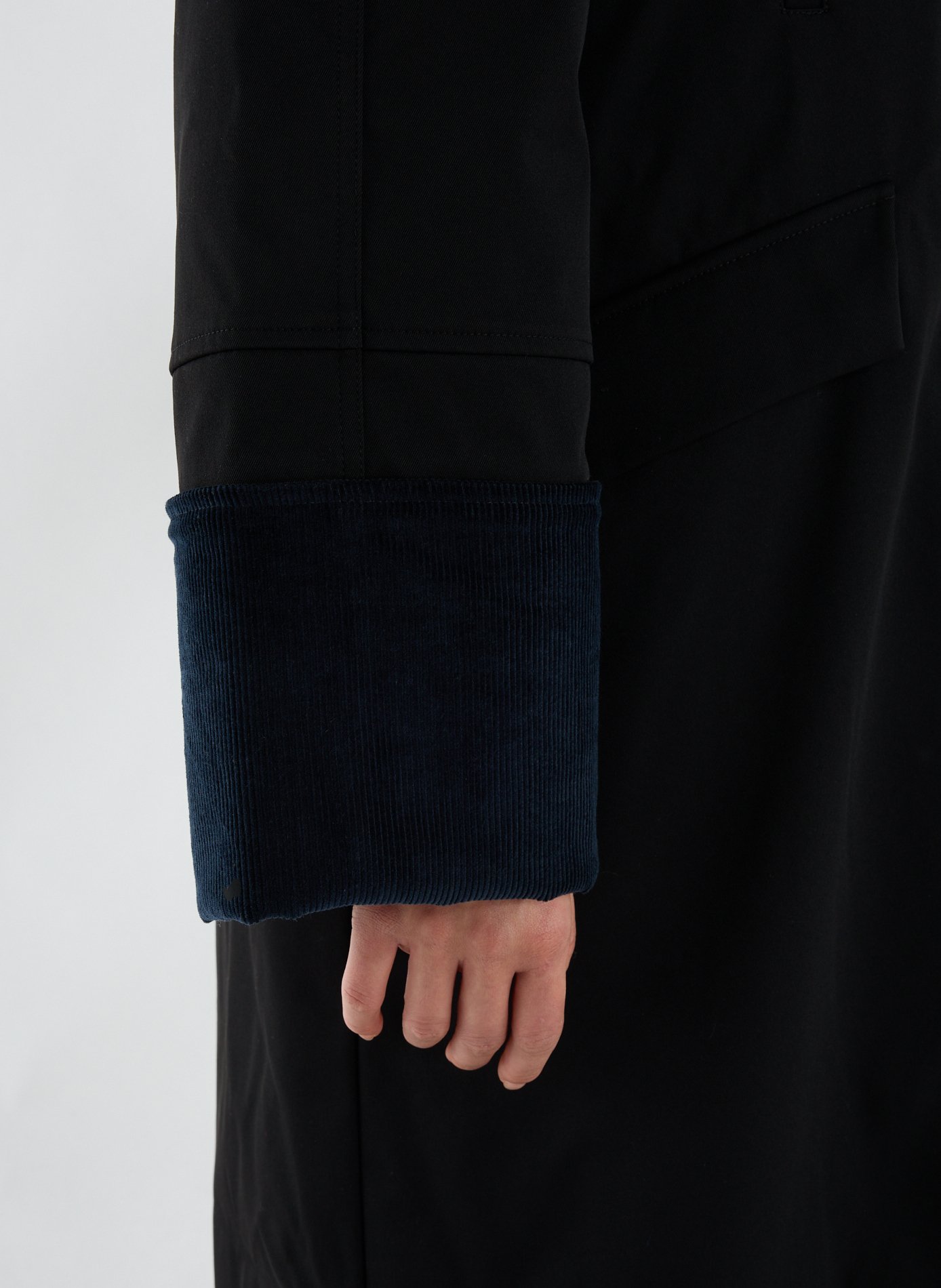 Veste col classique en coton mélangé OOF WEAR Noir