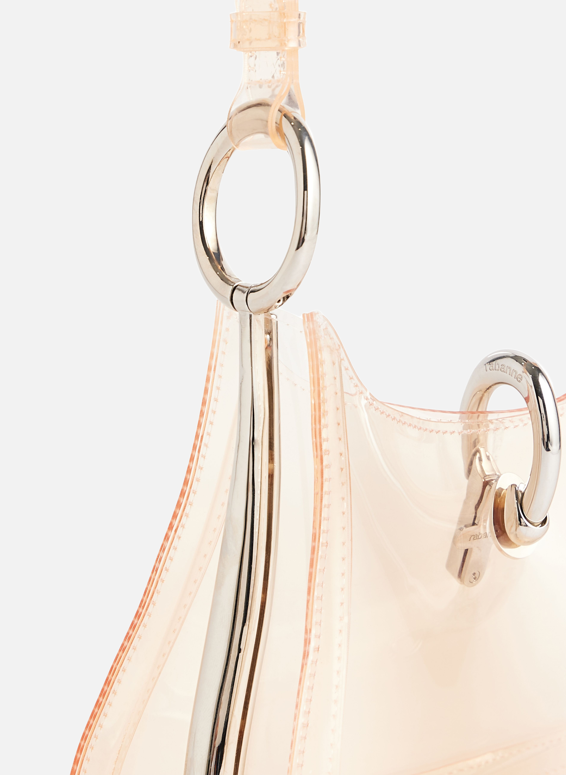 Sac ring transparent RABANNE Rose