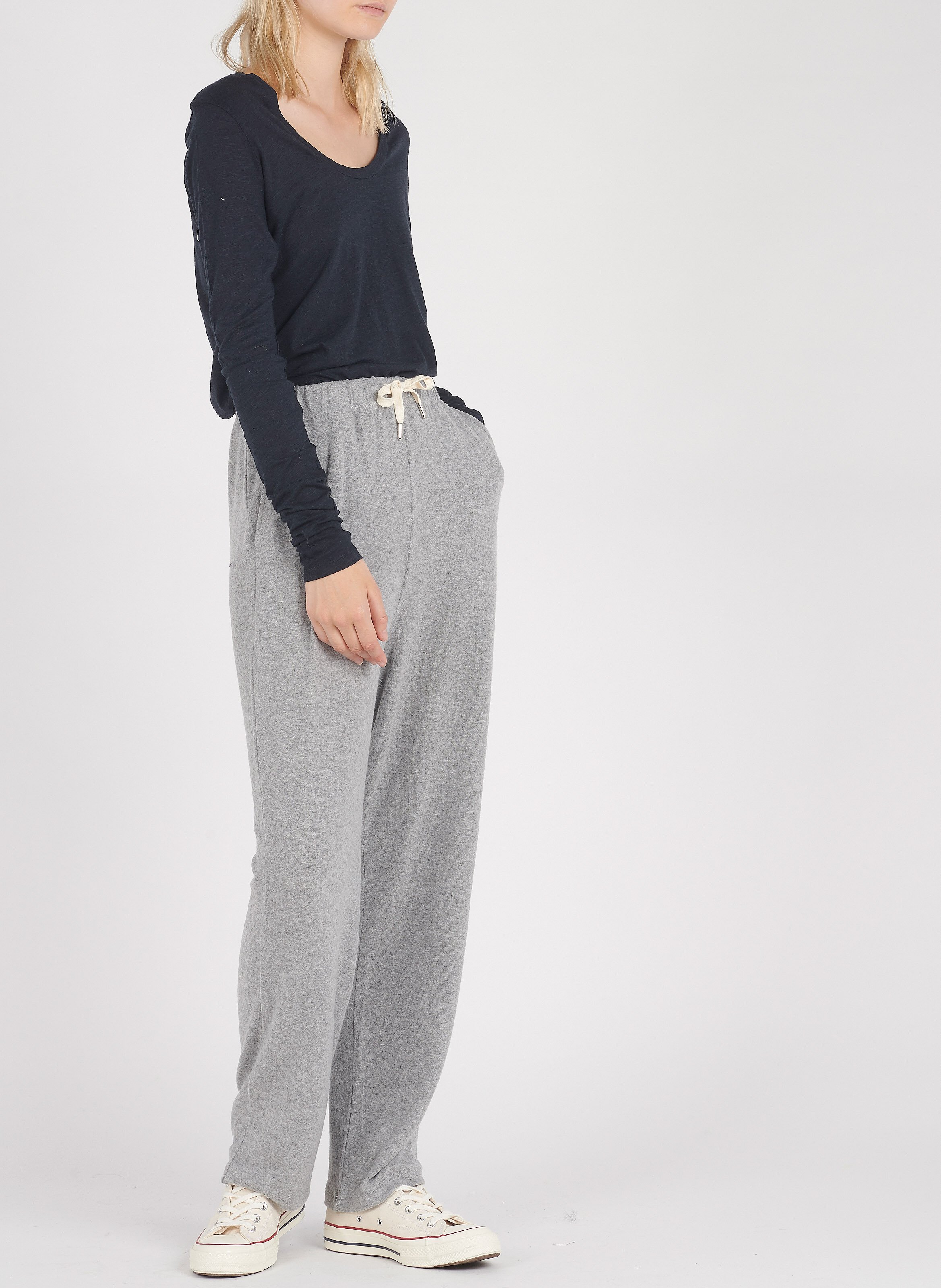 Tee-shirt col rond en coton jacksonville AMERICAN VINTAGE Bleu