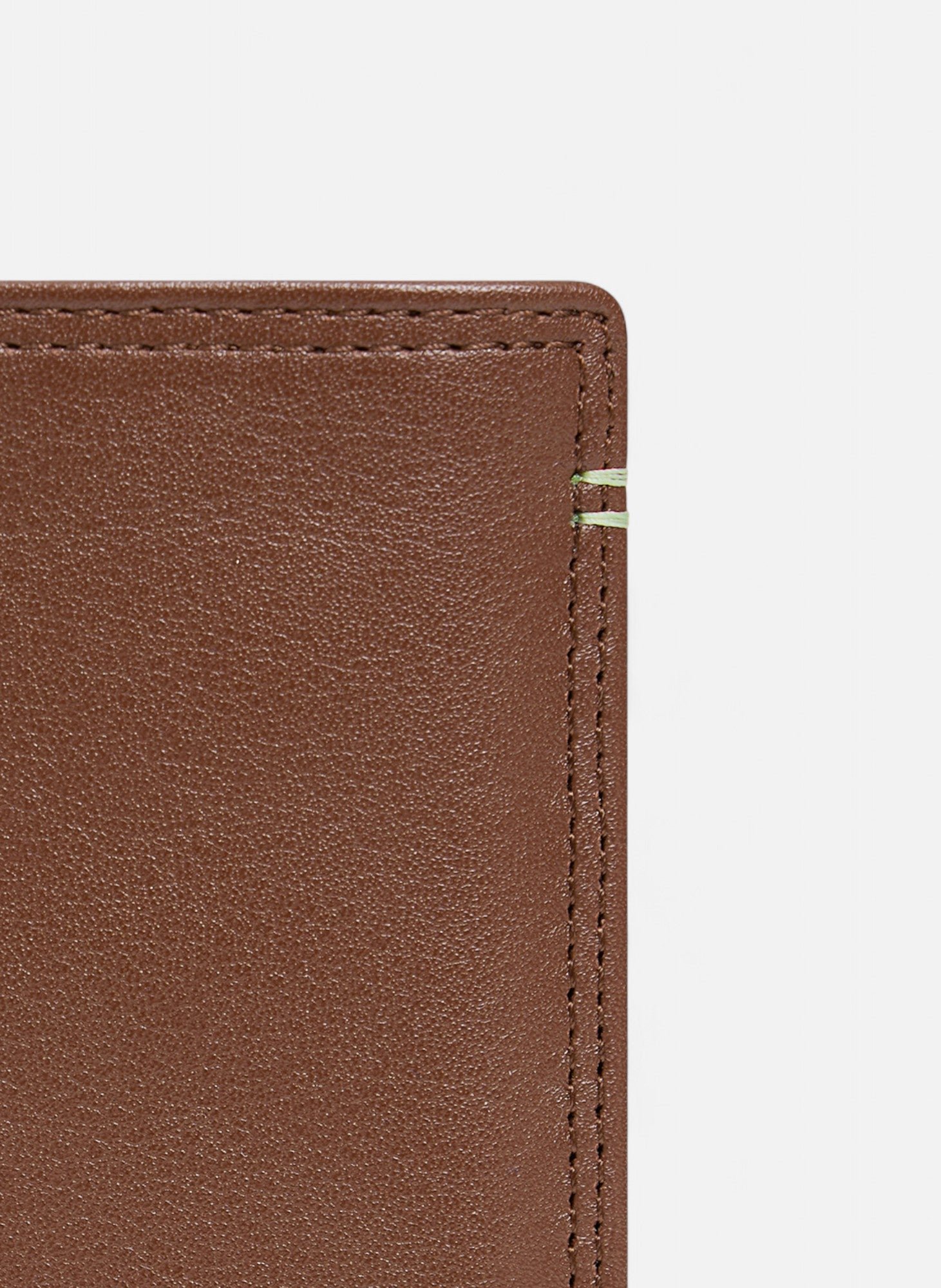 Grand portefeuille vertical zippé 2 volets martin en cuir lisse LE TANNEUR Marron