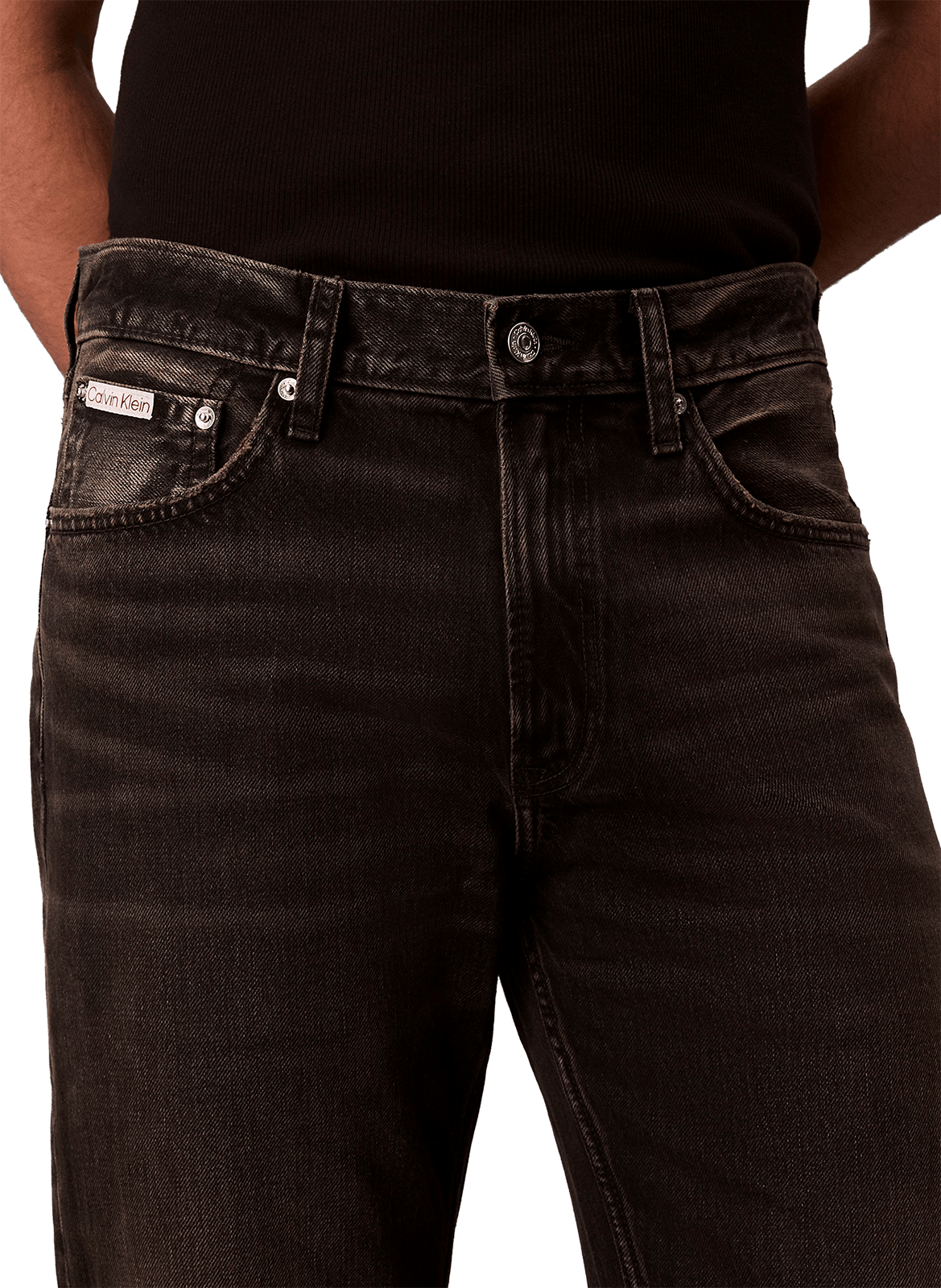 90's Straight Jeans CALVIN KLEIN Black