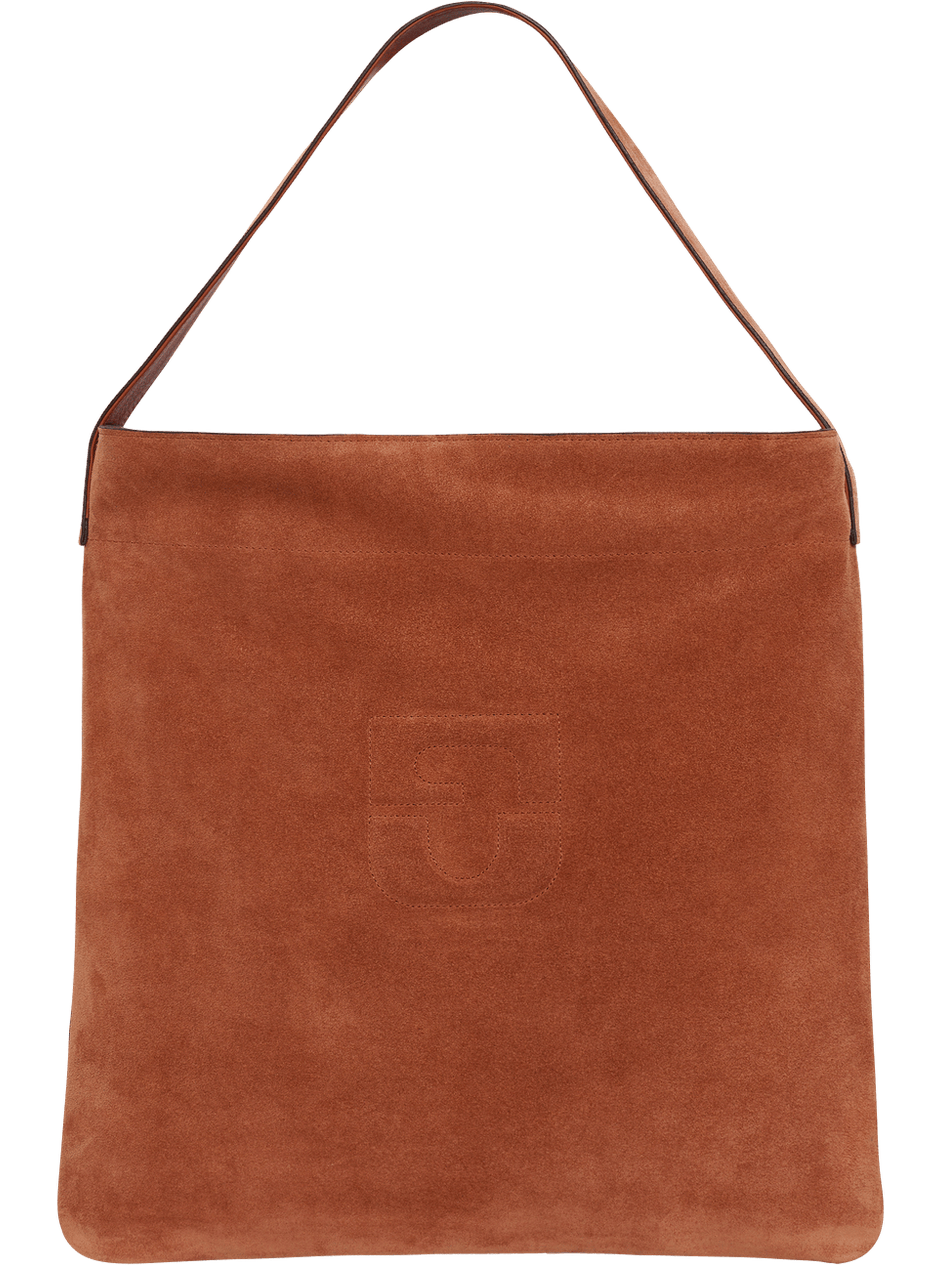 Sac en cuir velours - lady gd GERARD DAREL Marron