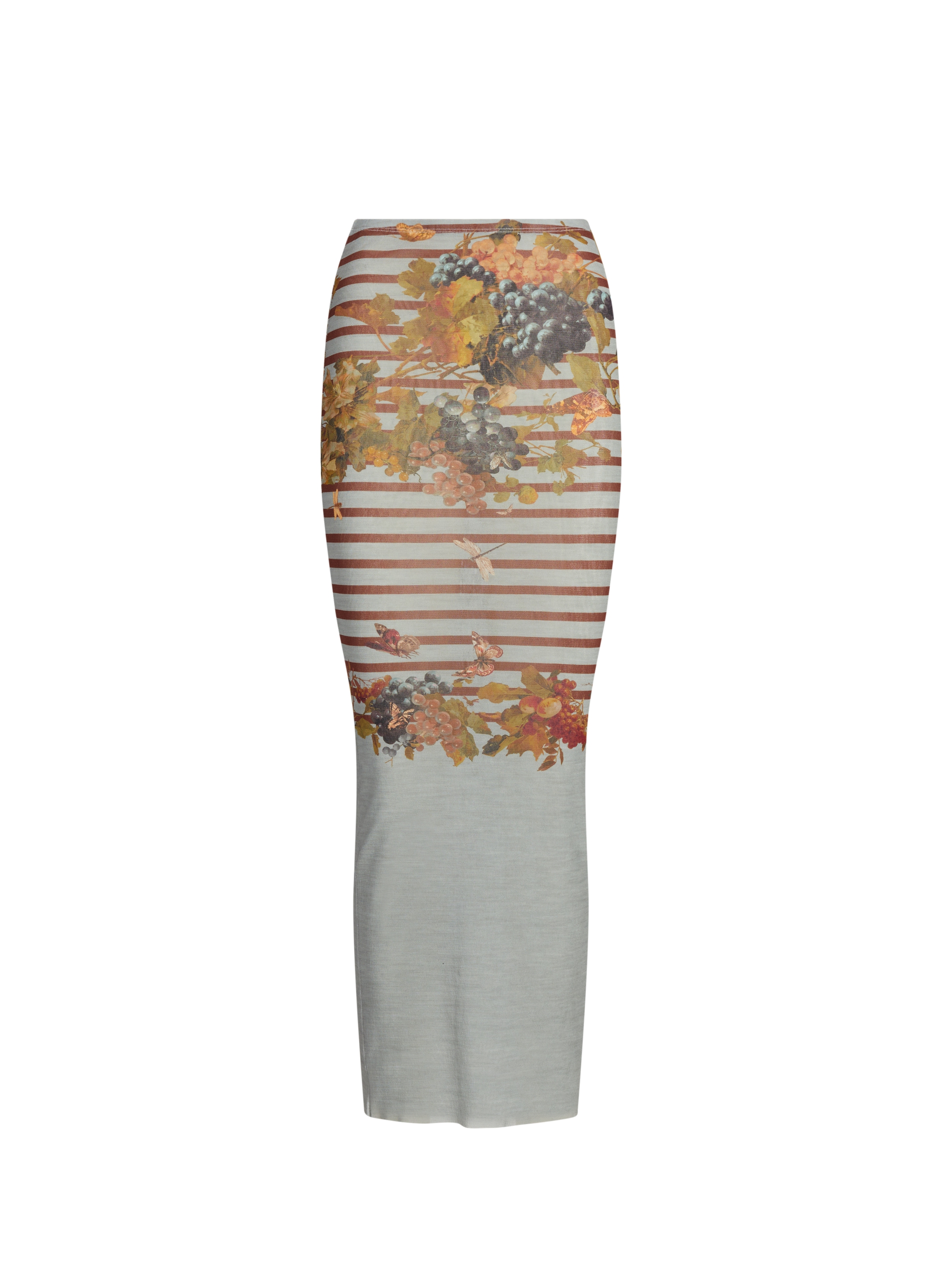 Long and fitted printed skirt JEAN PAUL GAULTIER Multicolour