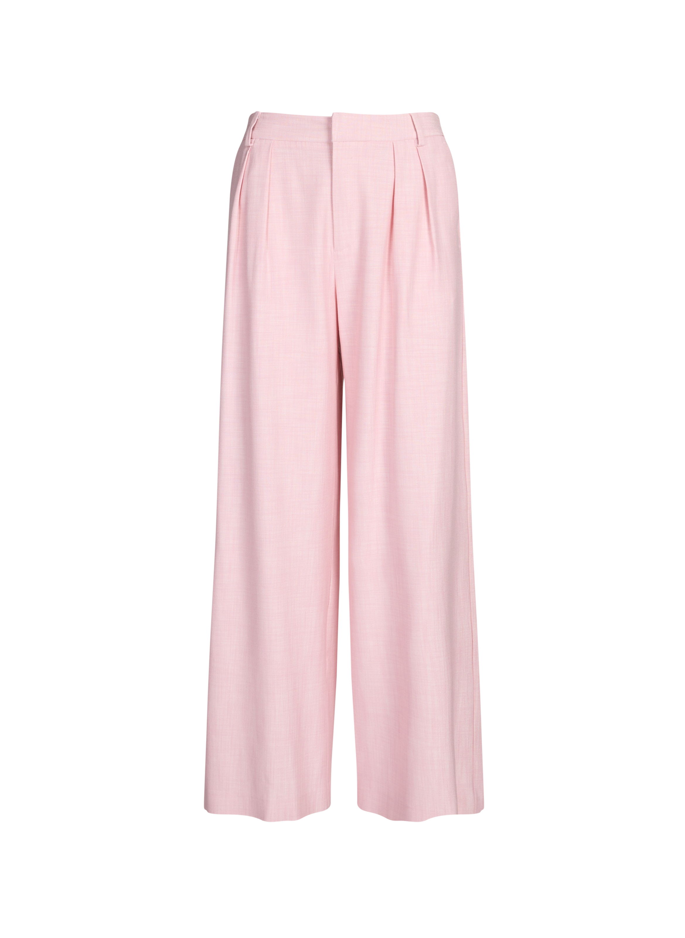 Textured trousers SAISON 1865 Pink