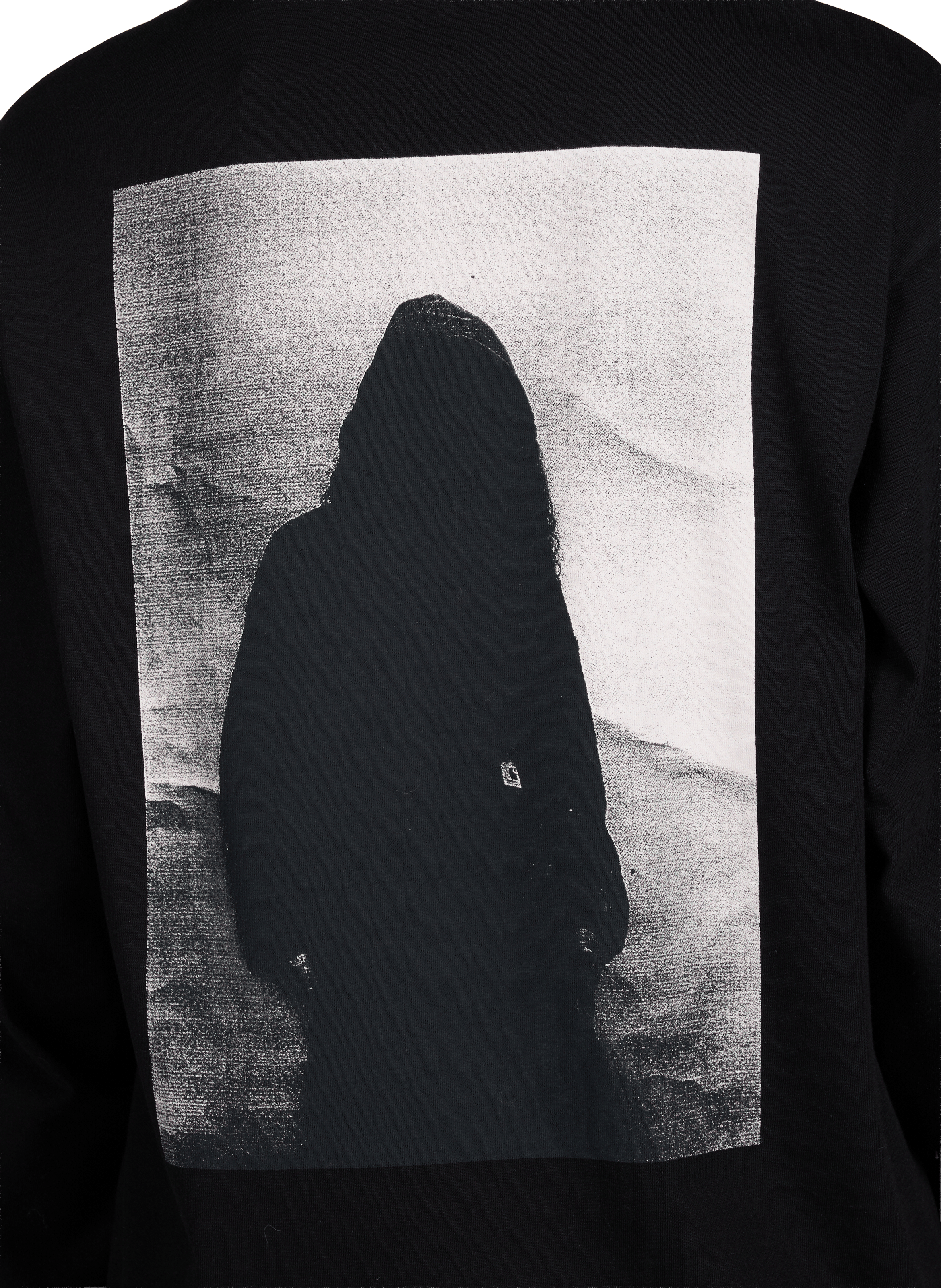 T-shirt imprimé à manches longues en coton CARHARTT WIP Noir