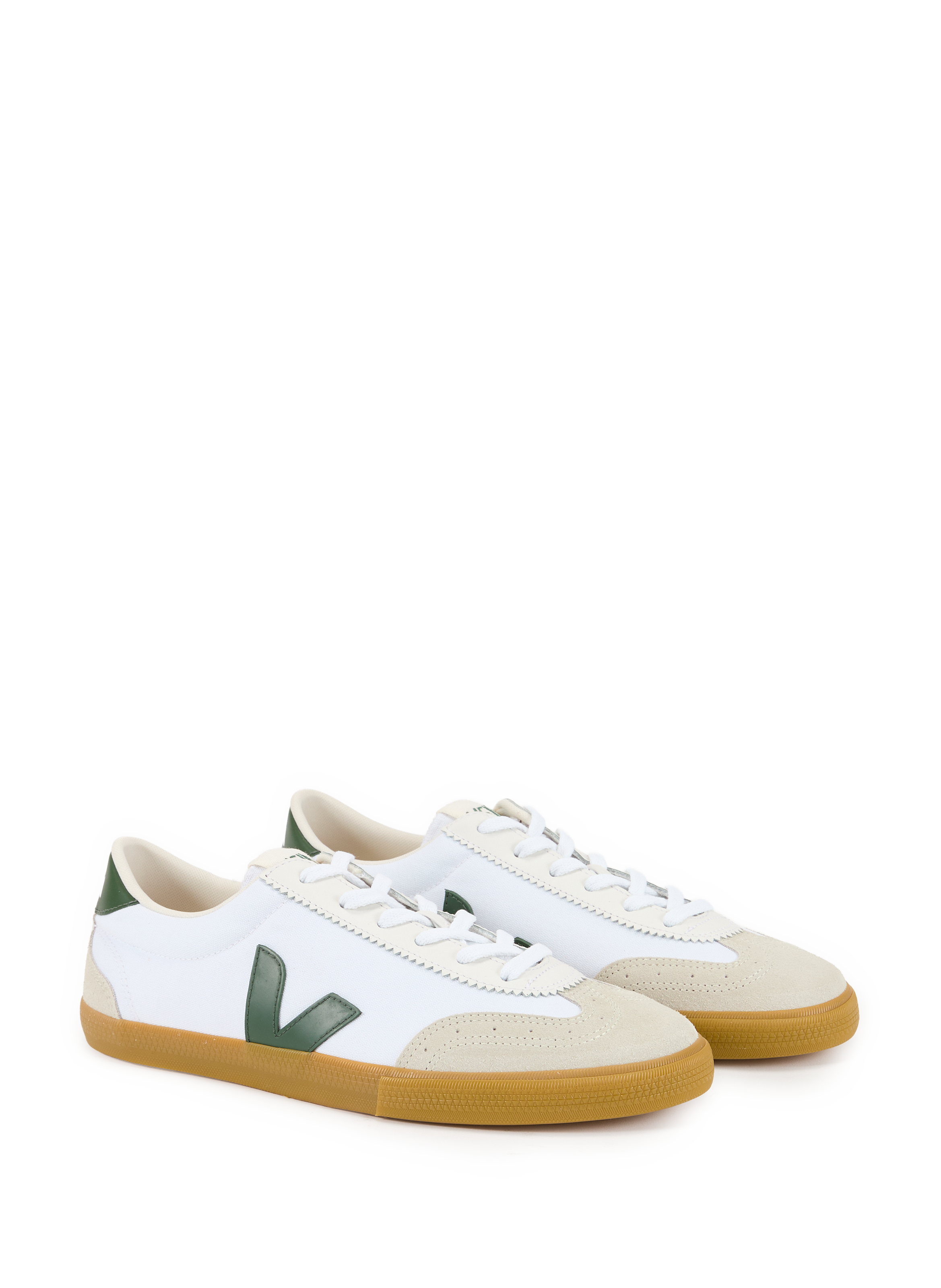 Baskets Volley en coton et cuir mélangés VEJA Multicolore