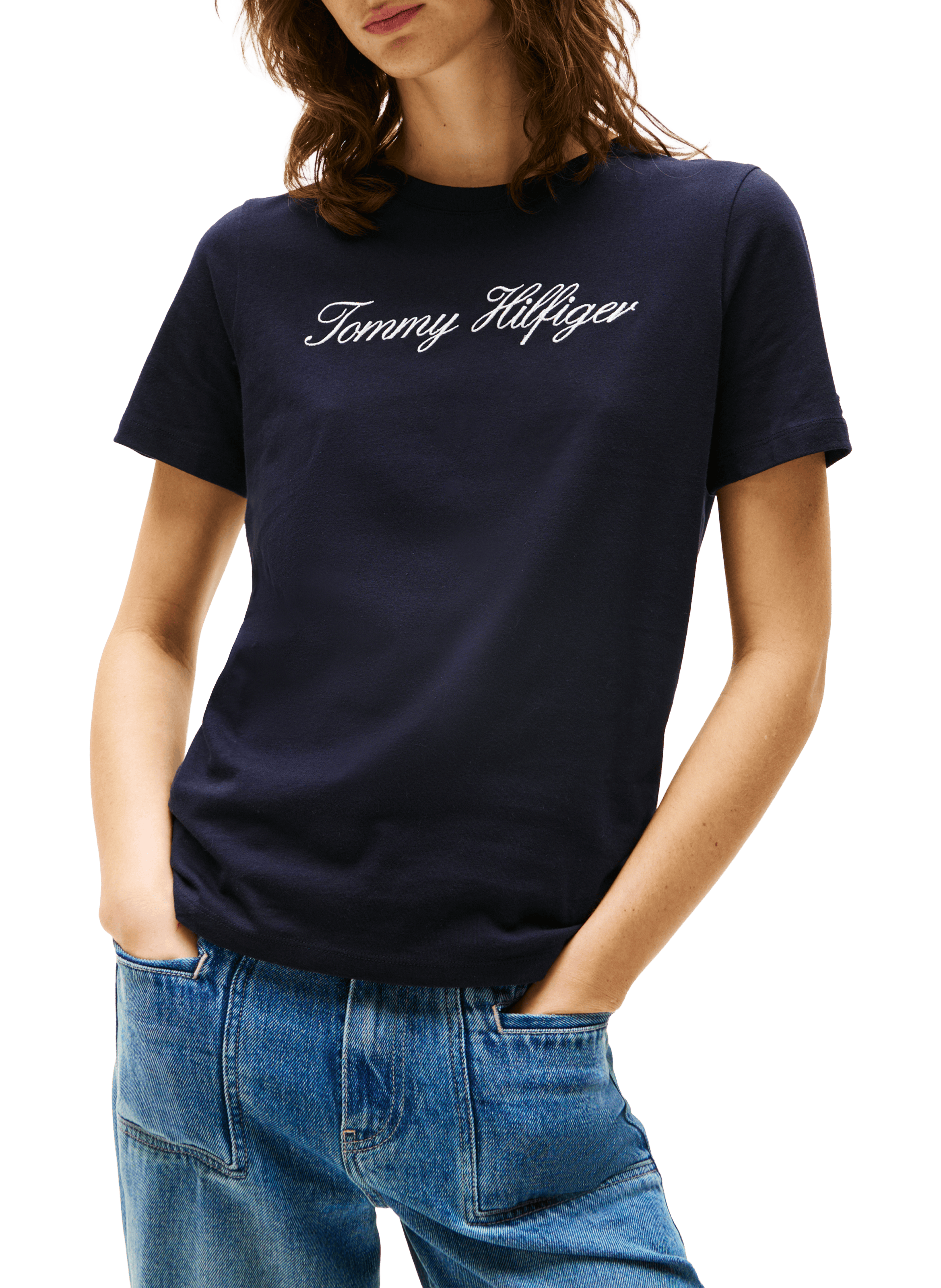  Logo T-shirt TOMMY HILFIGER Blue