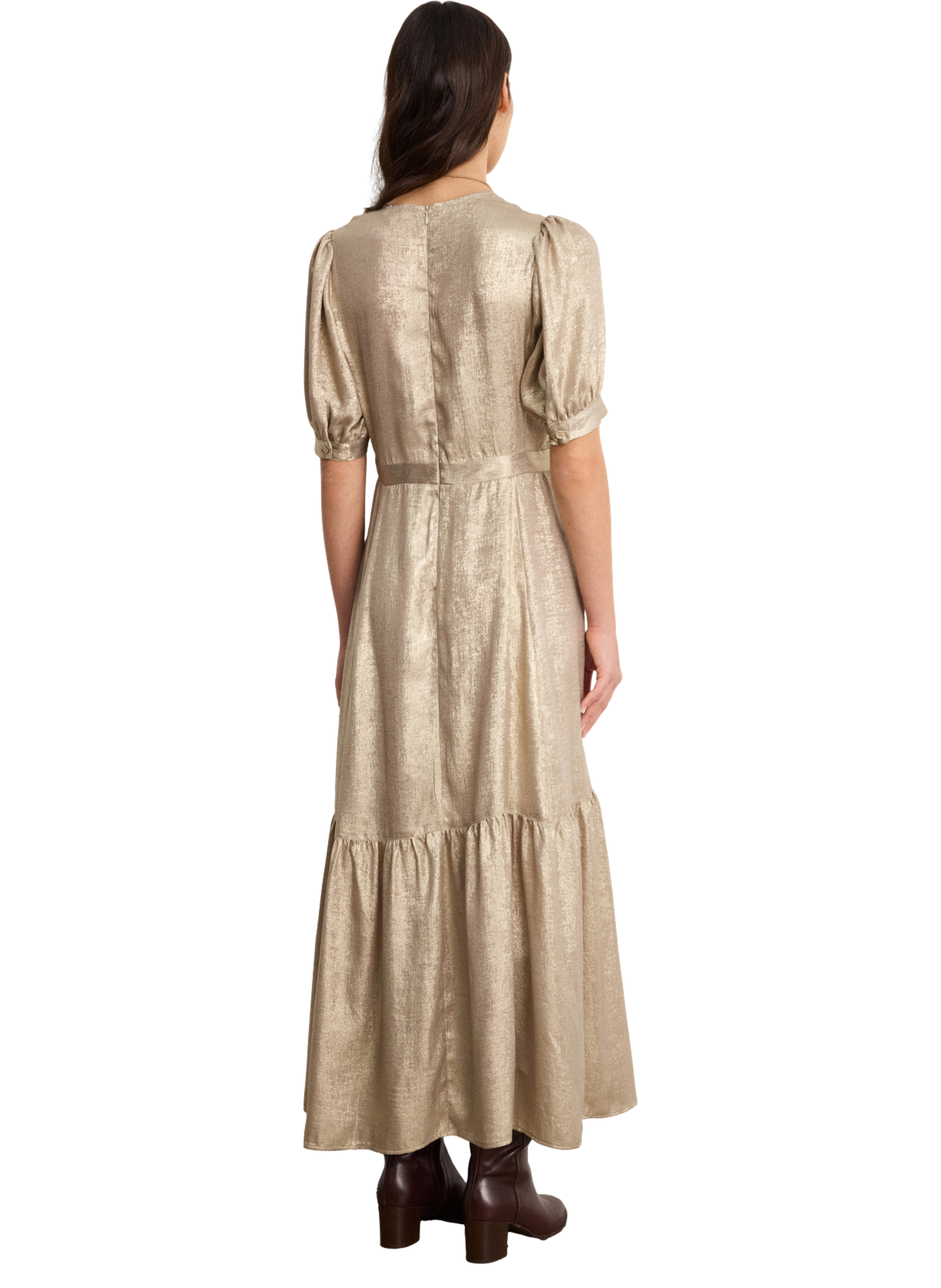 Robe longue dorée - andrea PABLO Doré