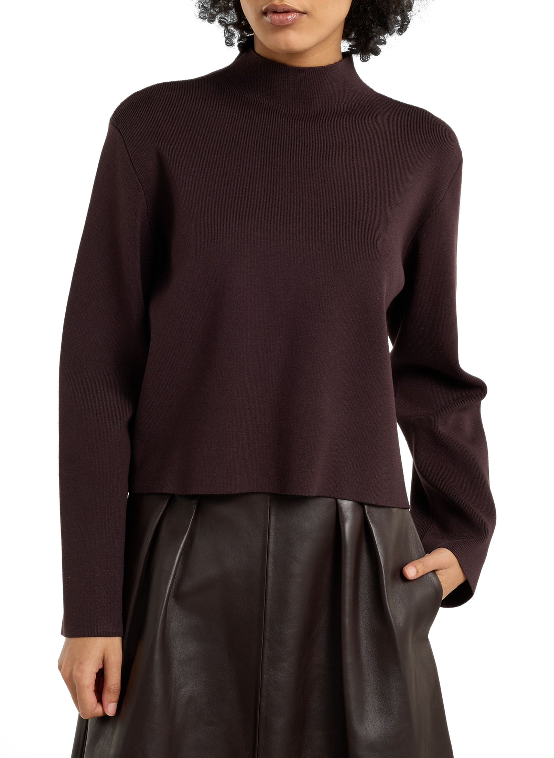 Pull Asim à col montant SAISON 1865 Marron